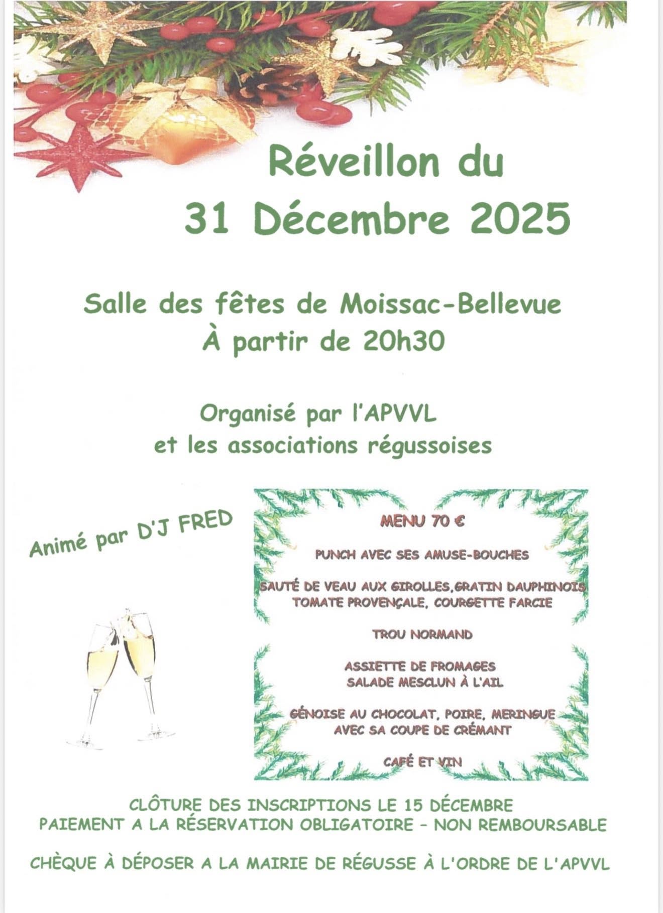 Rveillon du jour de l'an 2025