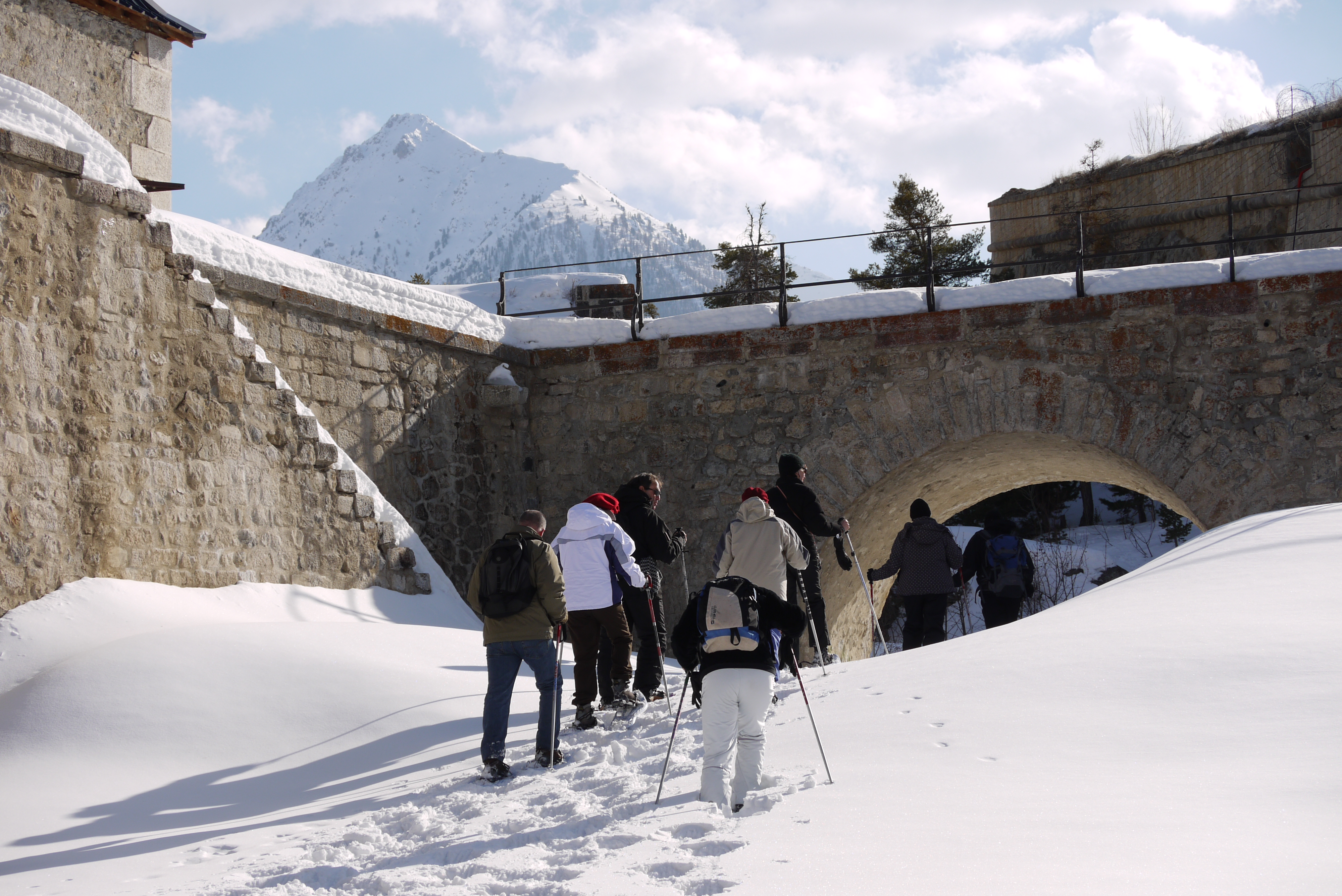 Visite : en raquettes dans les fortifications de Vauban