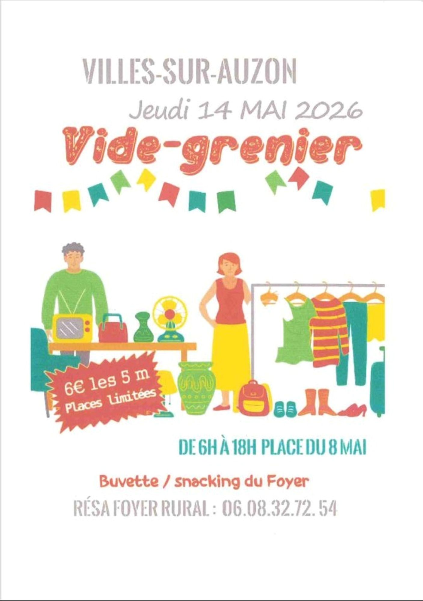 Vide-Greniers de l'ascension � Villes sur Auzon