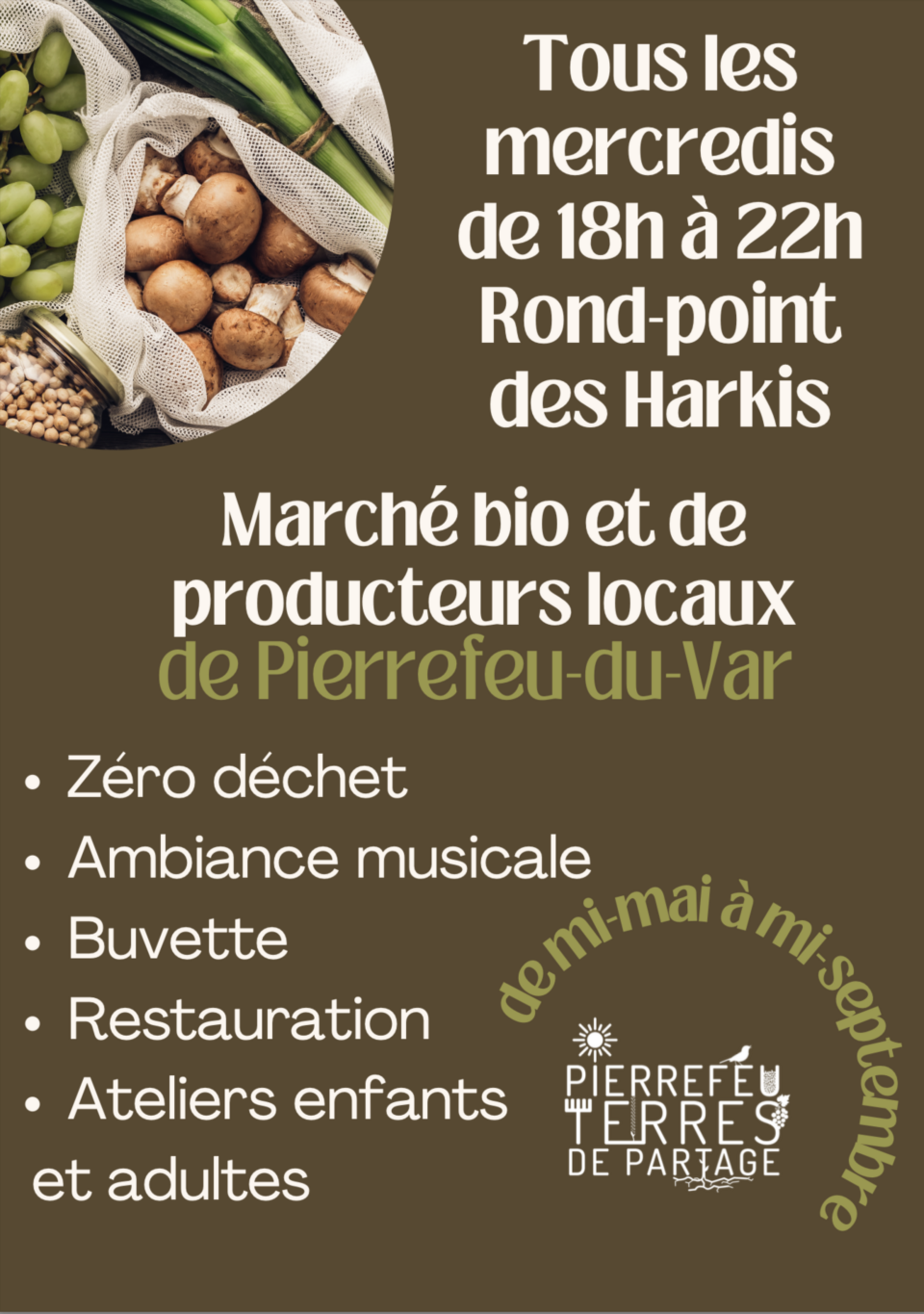 March des producteurs bio et locaux  Pierrefeu-du-Var