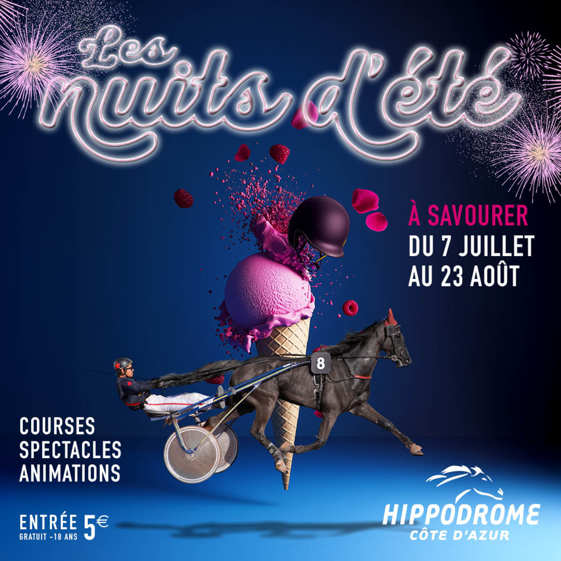 Les Nuits dt  lHippodrome - Meeting hippique d't