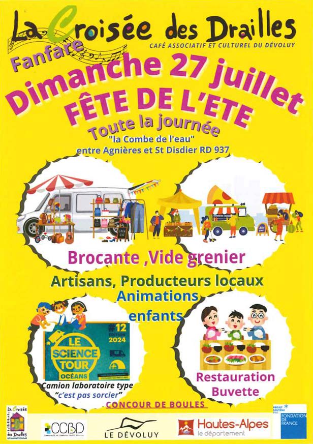 Fte de l't  la Combe de l'eau