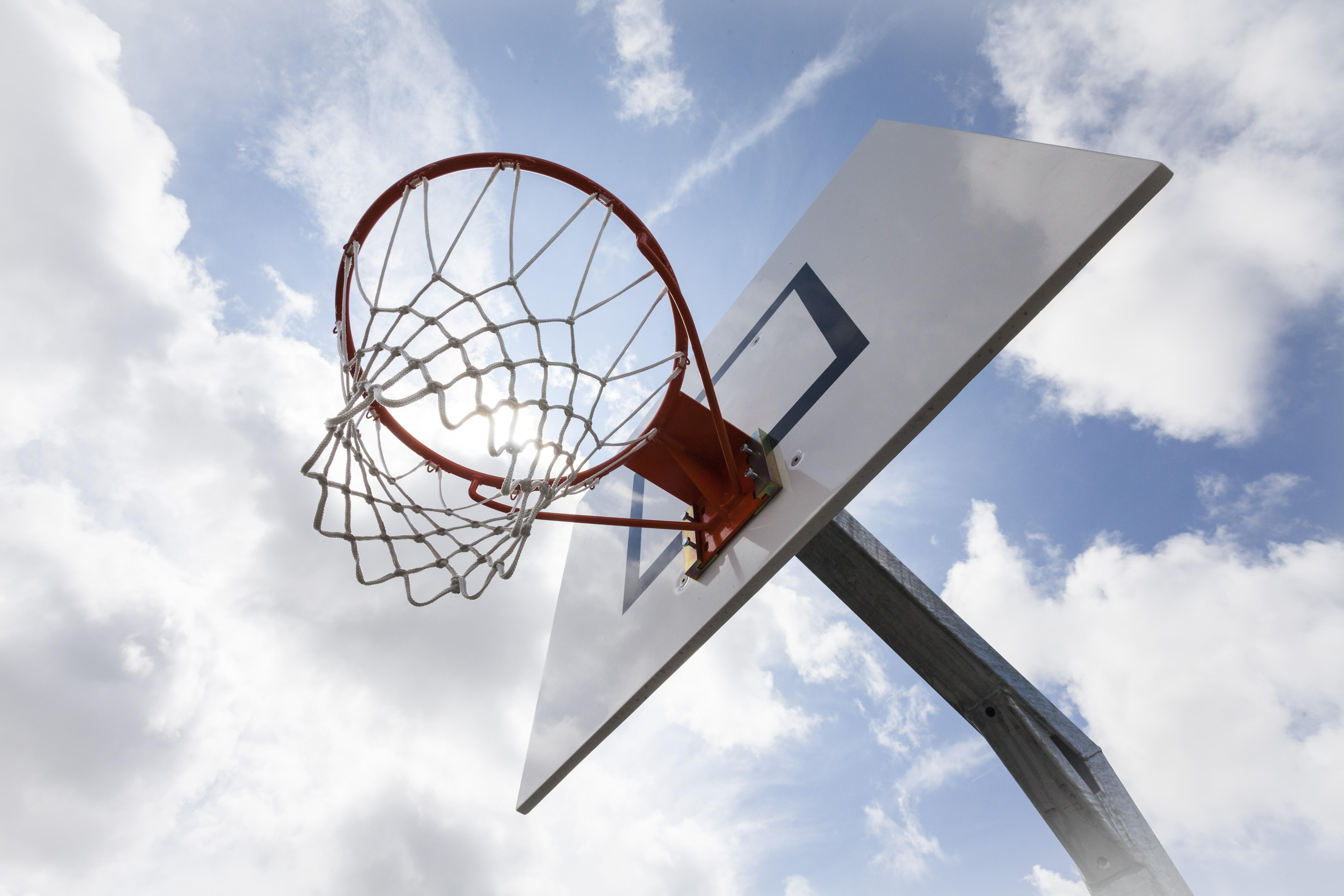Dmonstration de basket 3x3 par des joueurs de l'quipe de France