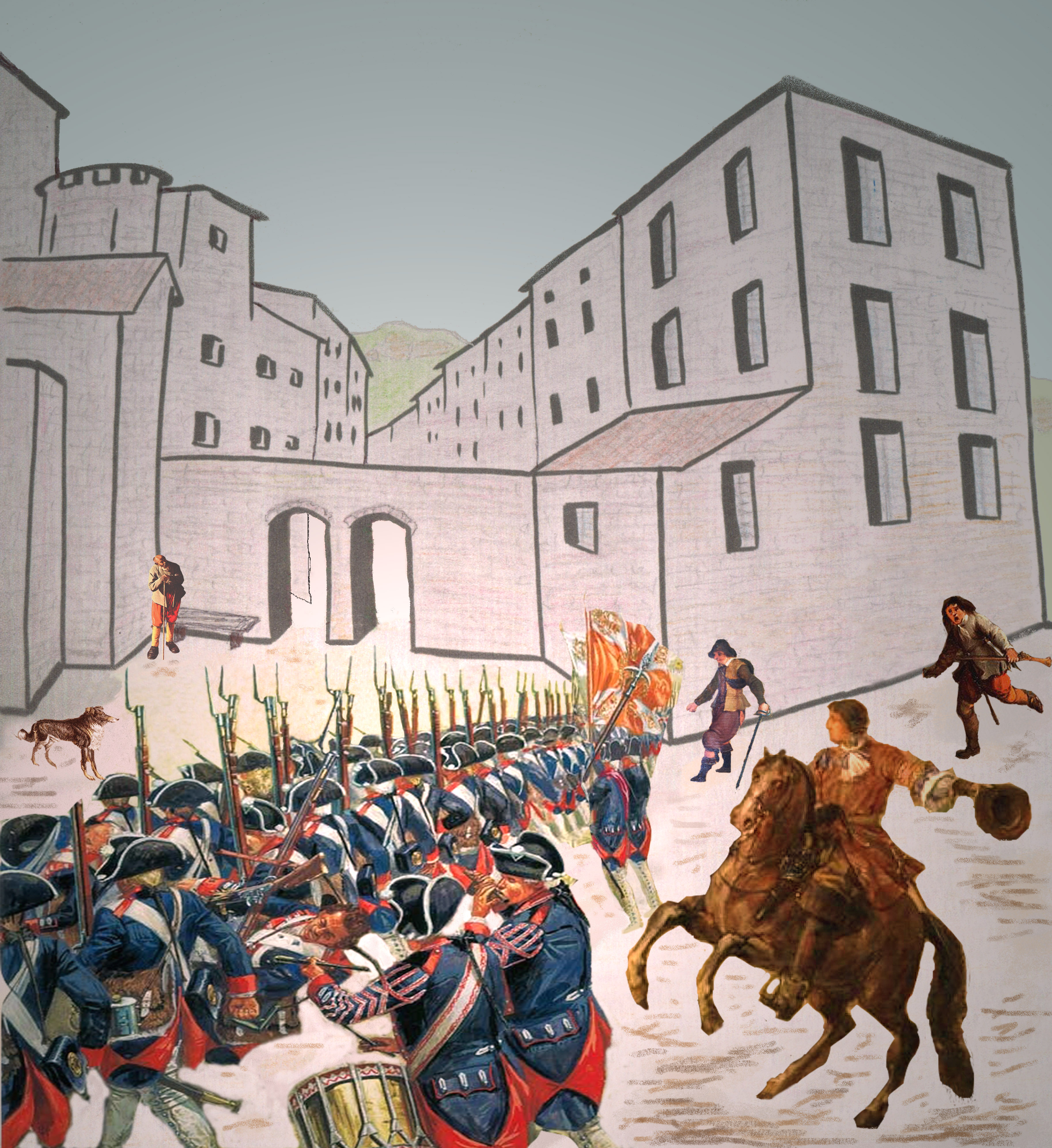 Linvasion et le pillage dAnnot par larme savoyarde  - Diaporama comment