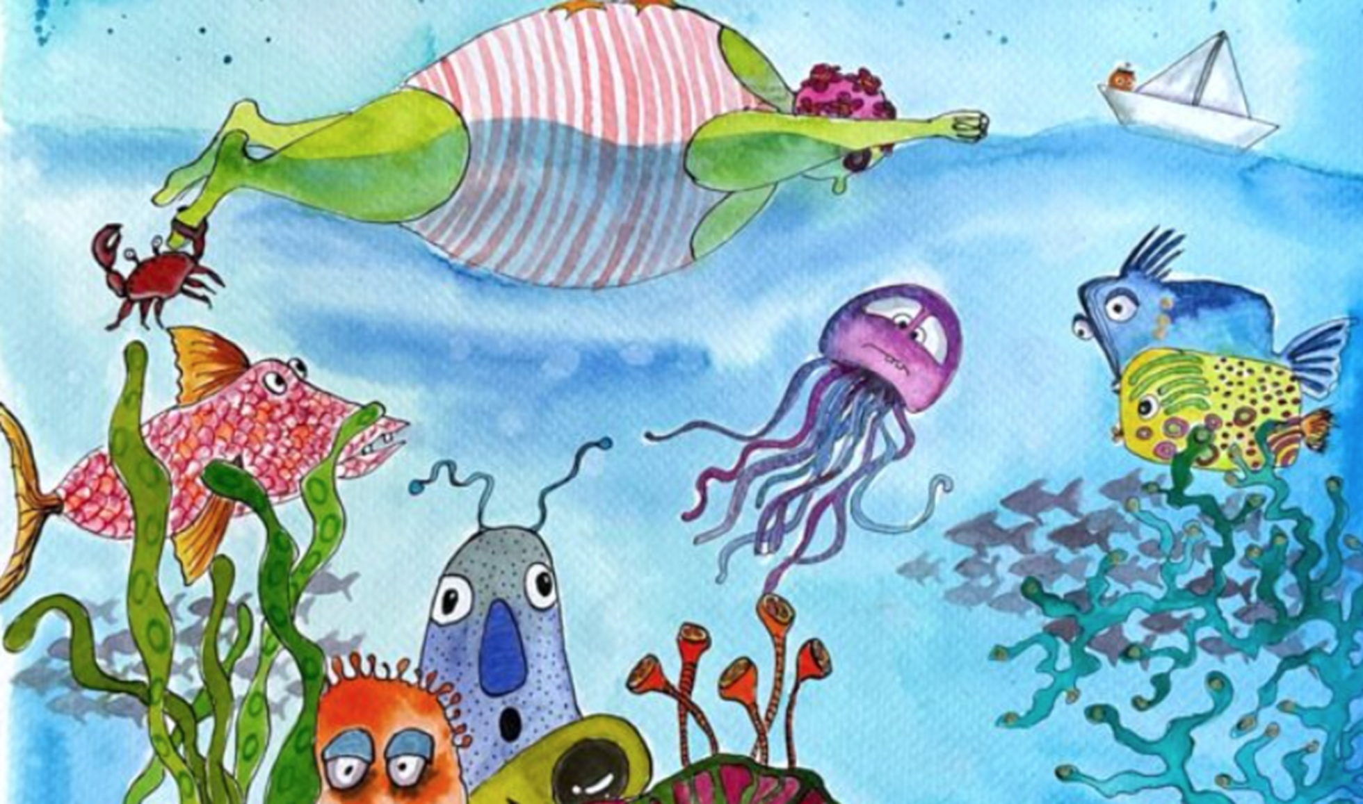 Exposition  Tron isabelle: Illustration encre couleurs