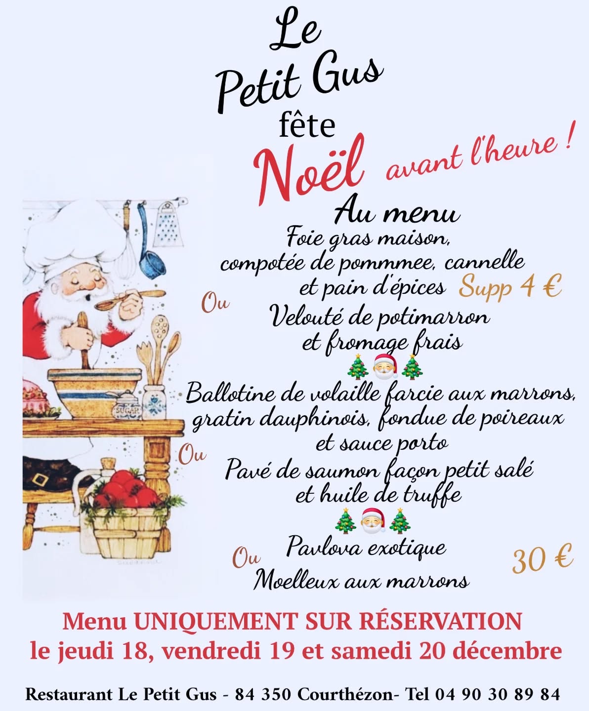 Le Petit Gus fte Nol avant l'heure !