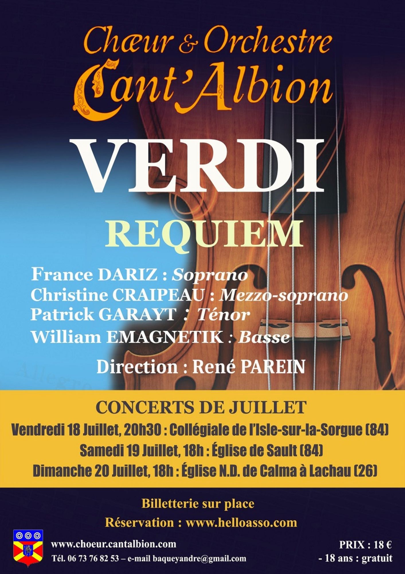 Concert du Choeur Cant'Albion