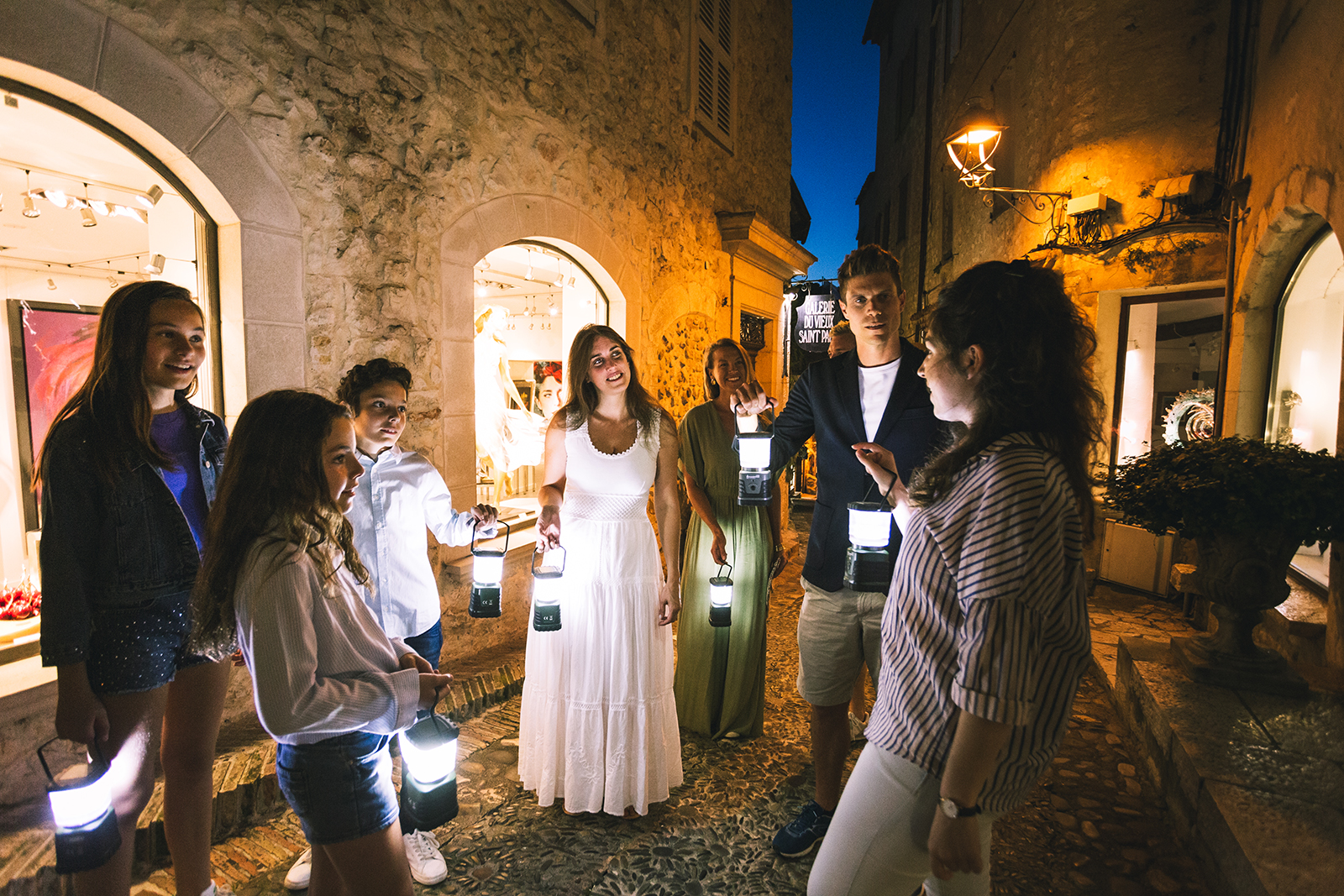 Visite guidée à la lanterne
