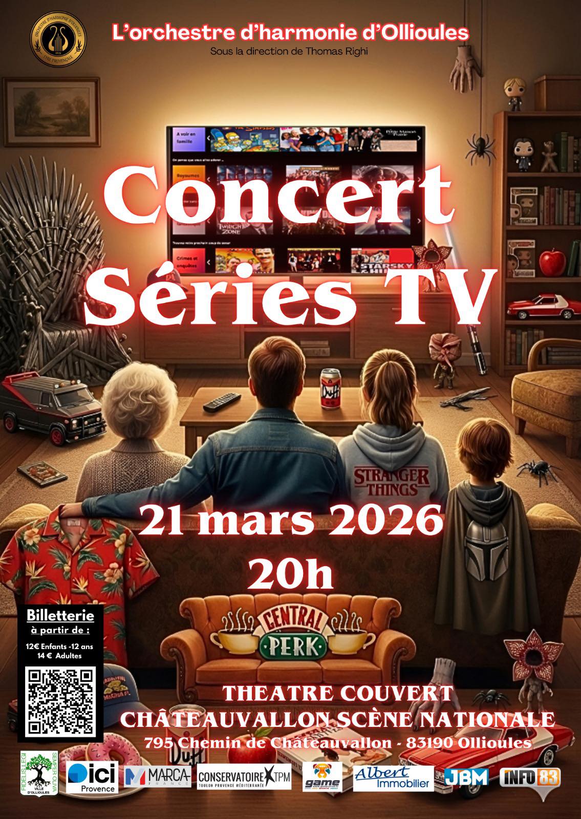 Concert S�ries TV de l'Orchestre d'Harmonie d'Ollioules