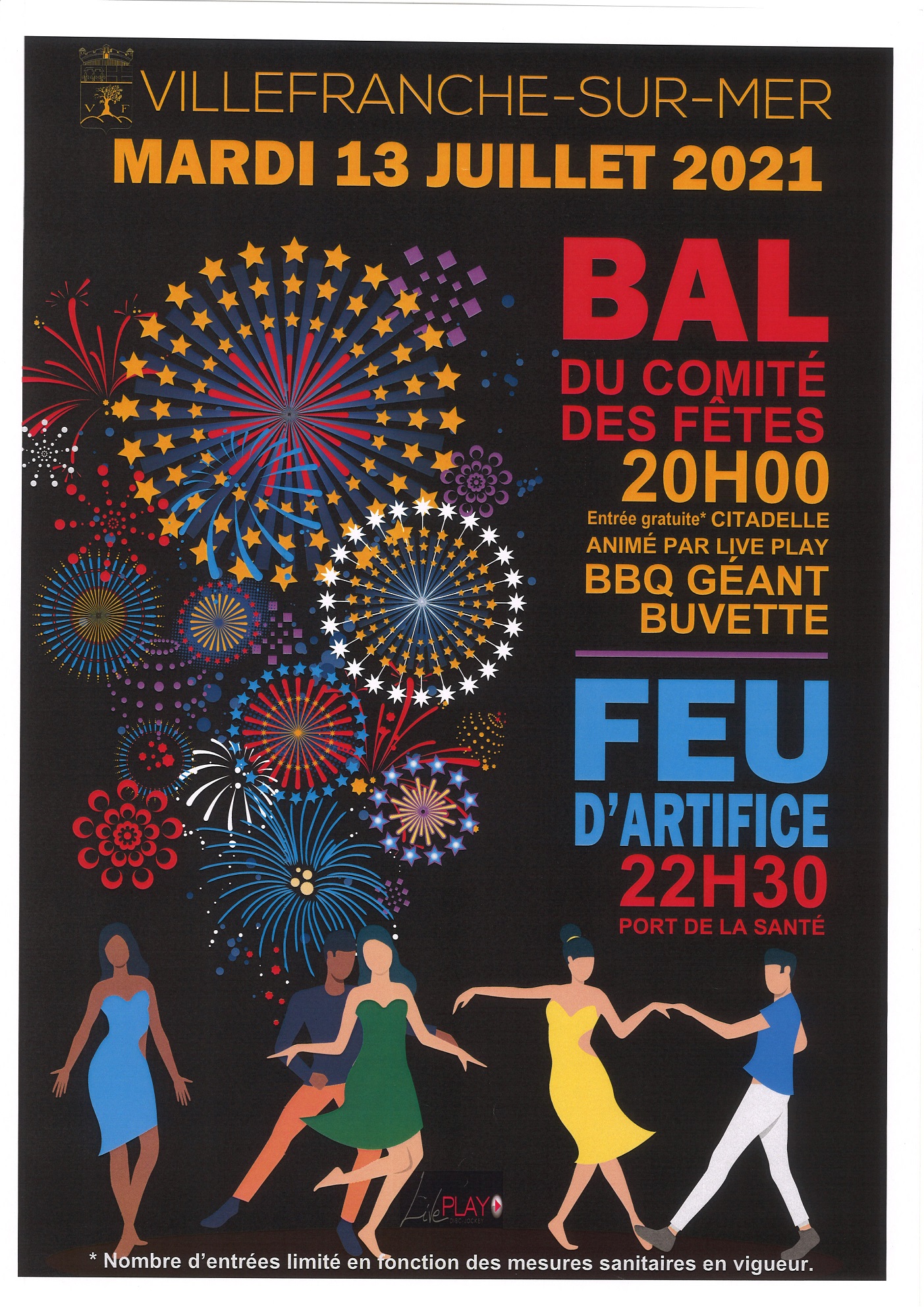 Bal du Comit des Ftes et Feu dartifice