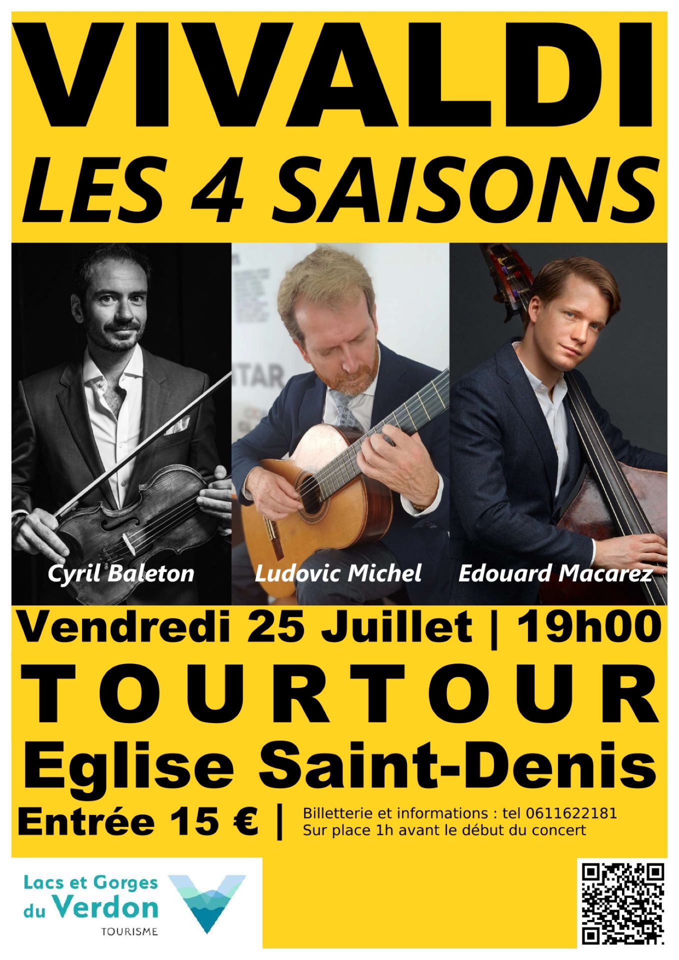 Concert - Les 4 saisons d'Antonio Vivaldi - Tourtour
