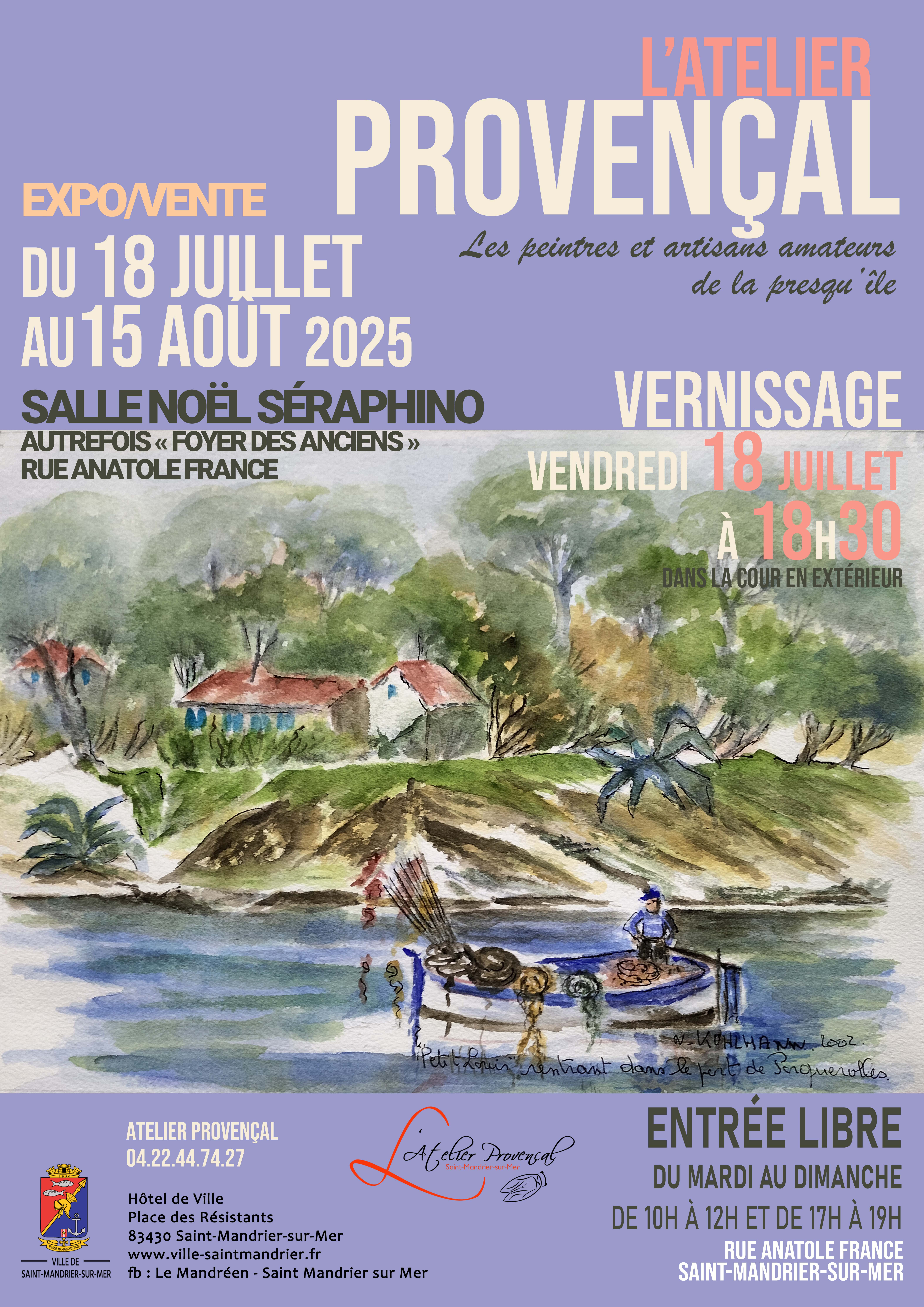 Expo/vente de l'Atelier Provenal