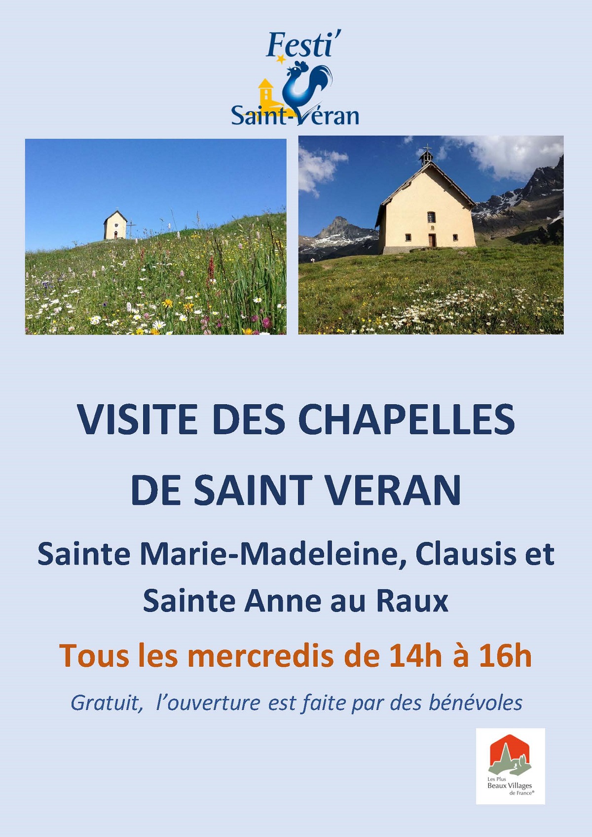 Visites des chapelles de Saint-Vran