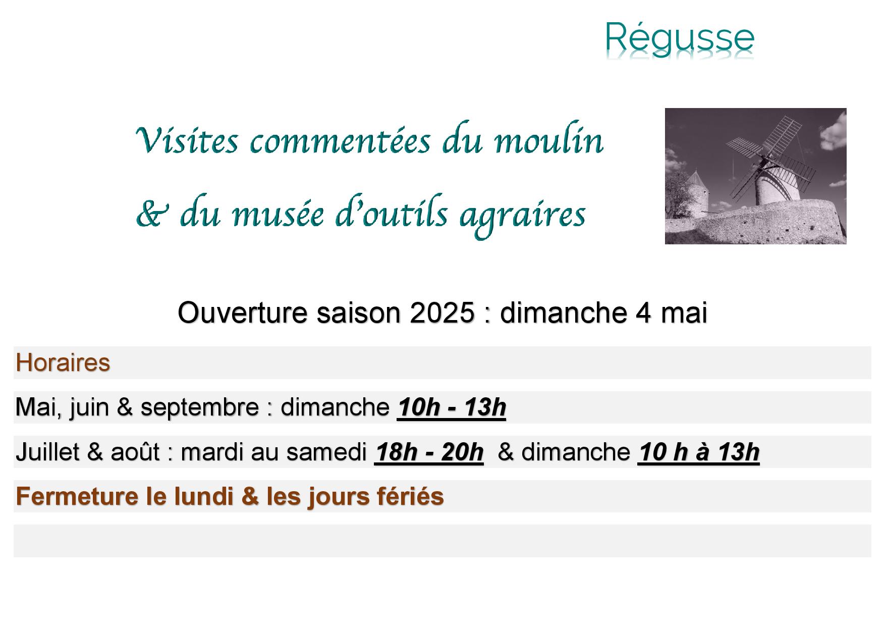 Visite guide du Moulin et du muse d'outils agraires