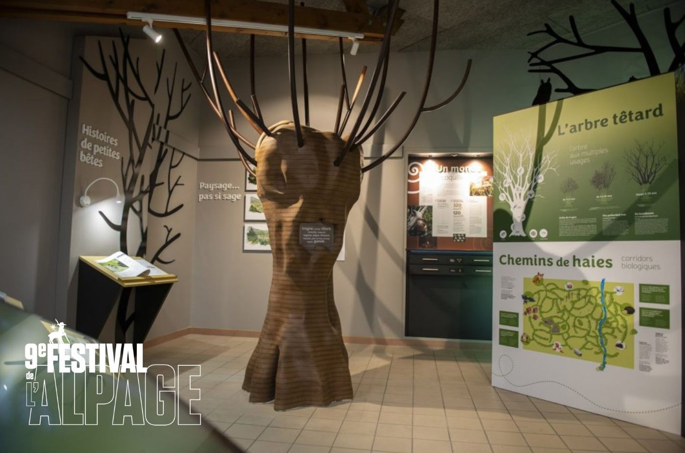 Festival de l'Alpage : Visite commente de lexposition Dans le secret de la haie