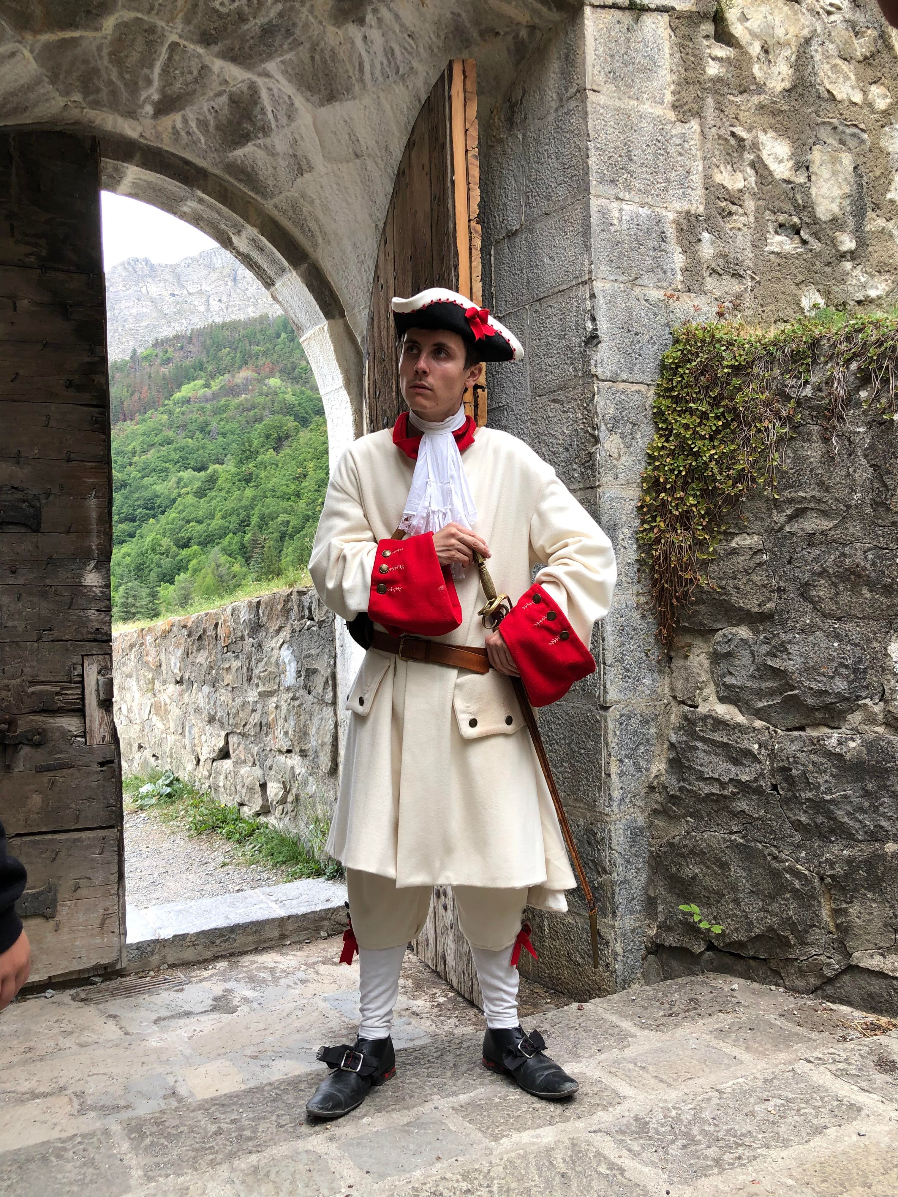 Visite guide du fort de Savoie avec le capitaine Du Puy