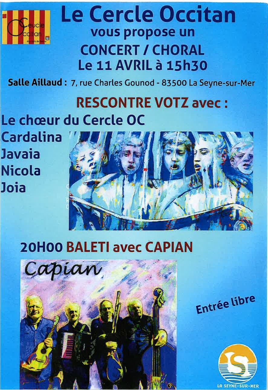 Traoumad danses celtiques et Capian danses Occitanes propos� par La Philharmonique La Seynoise