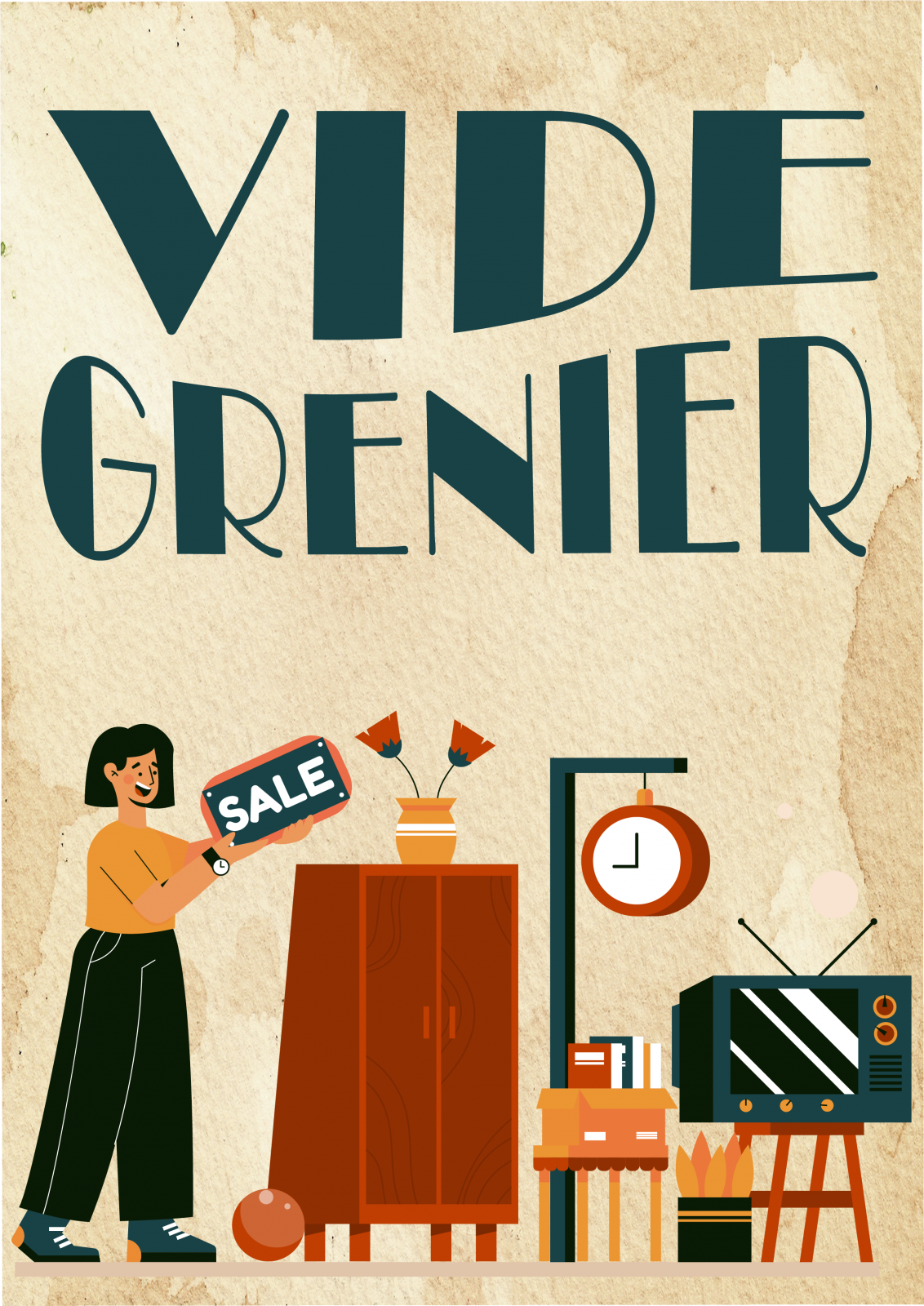 Vide-greniers du R�veil Six Fournais