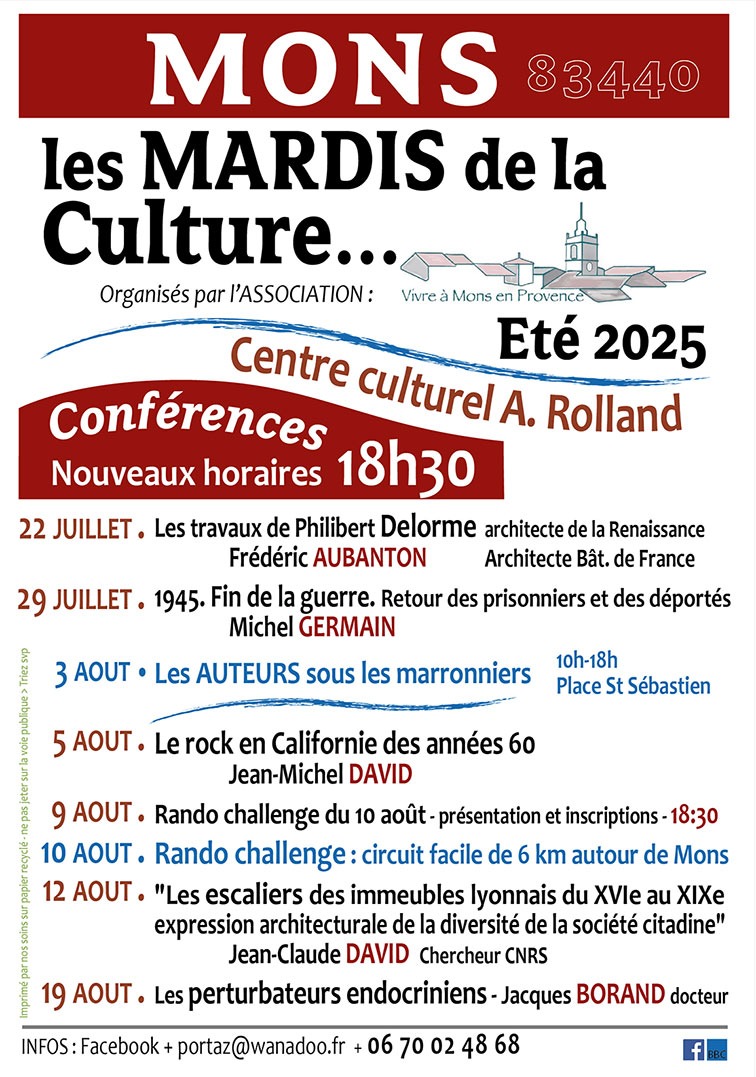 Les auteurs sous le marronnier (mardis de la culture)