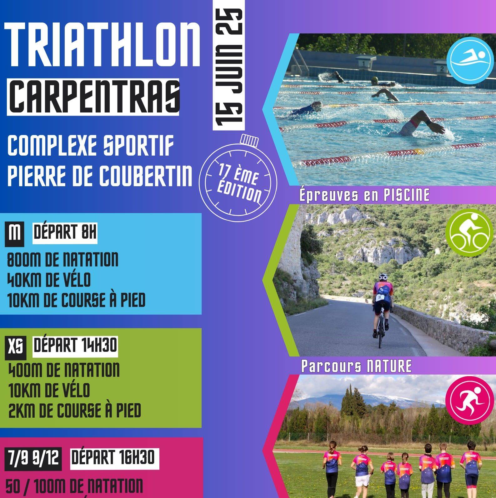 17me Triathlon de Carpentras