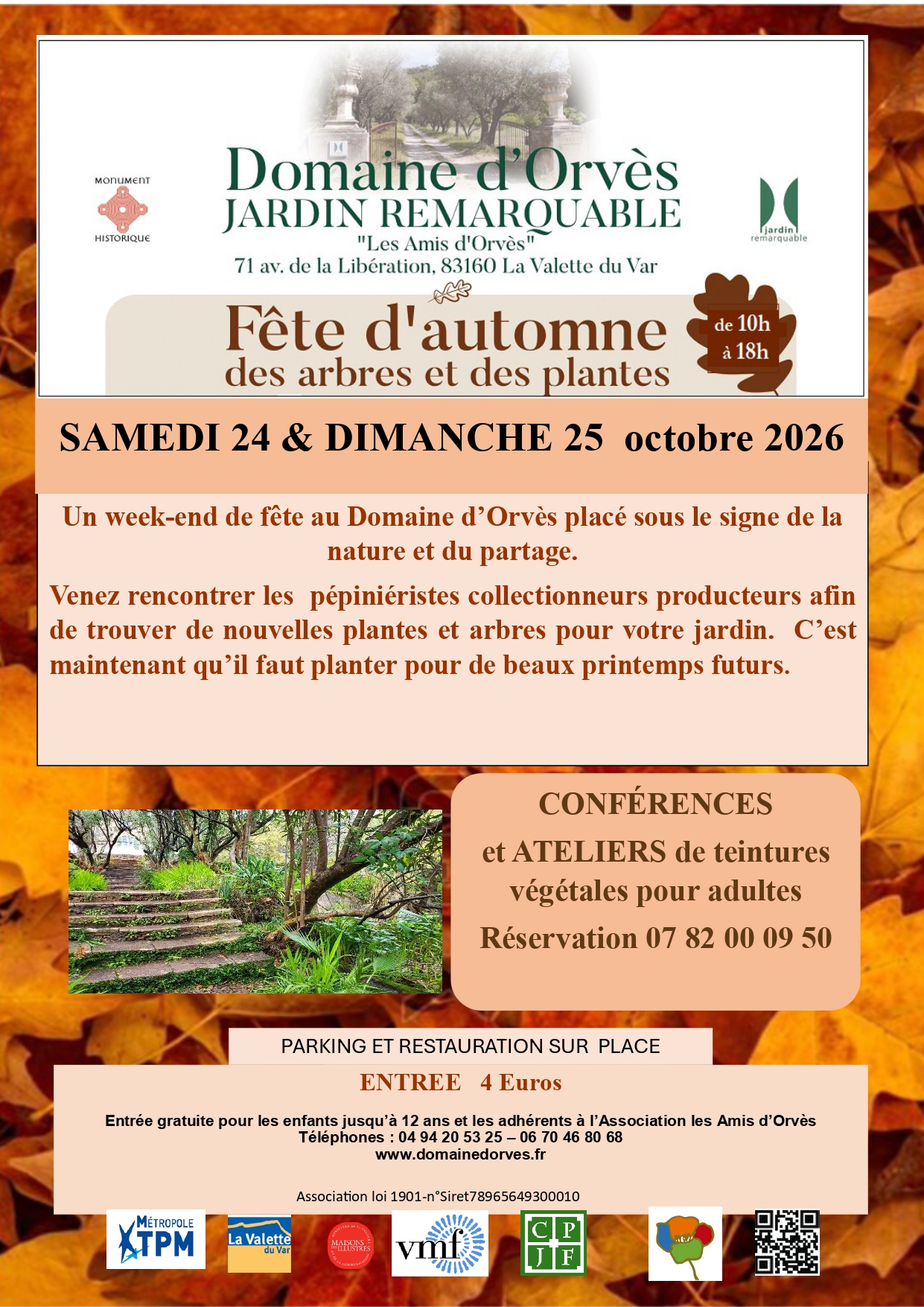 F�te d�Automne des arbres et des plantes au Jardin d'Orv�s