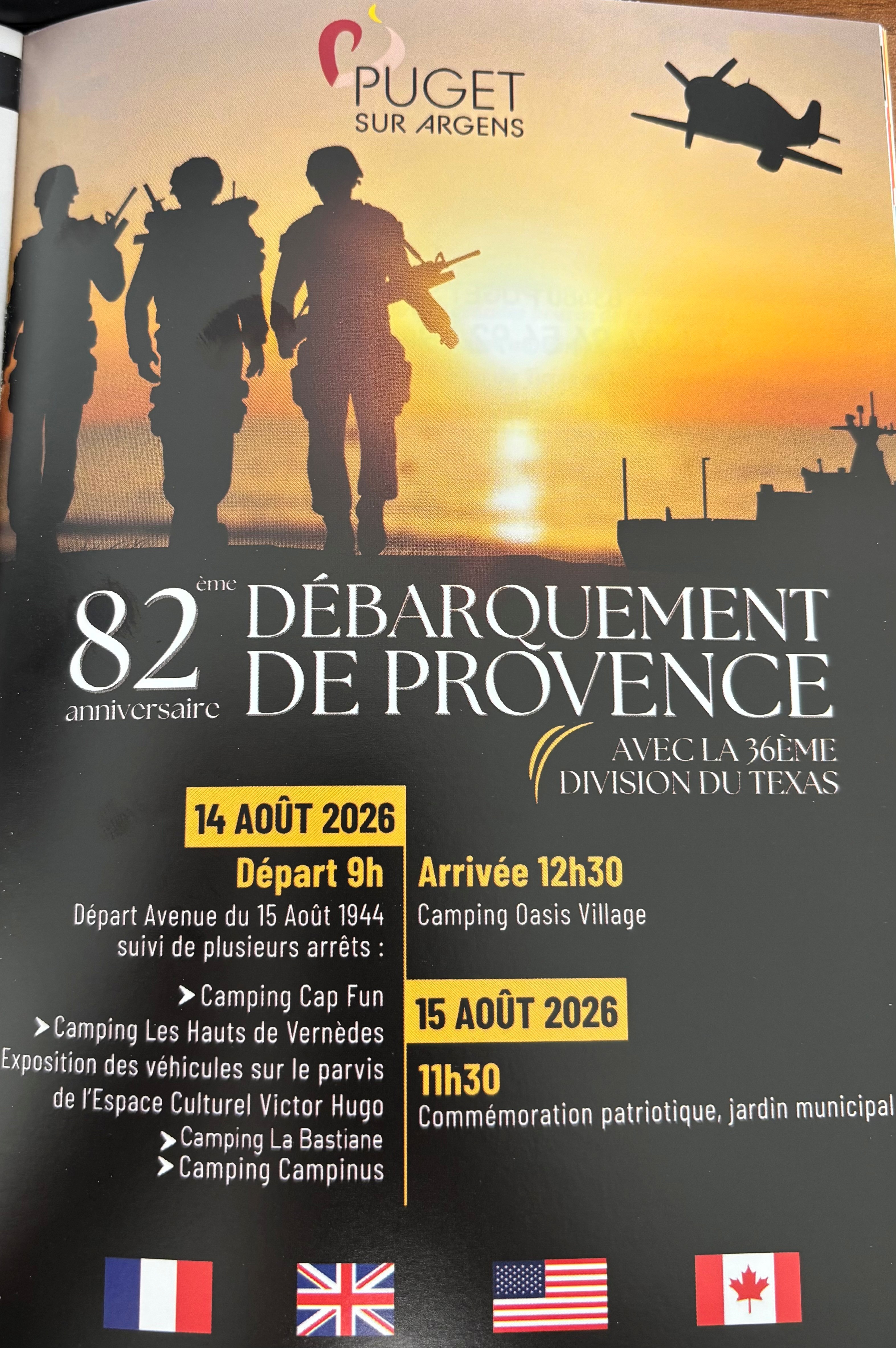 82�me Anniversaire du D�barquement de Provence