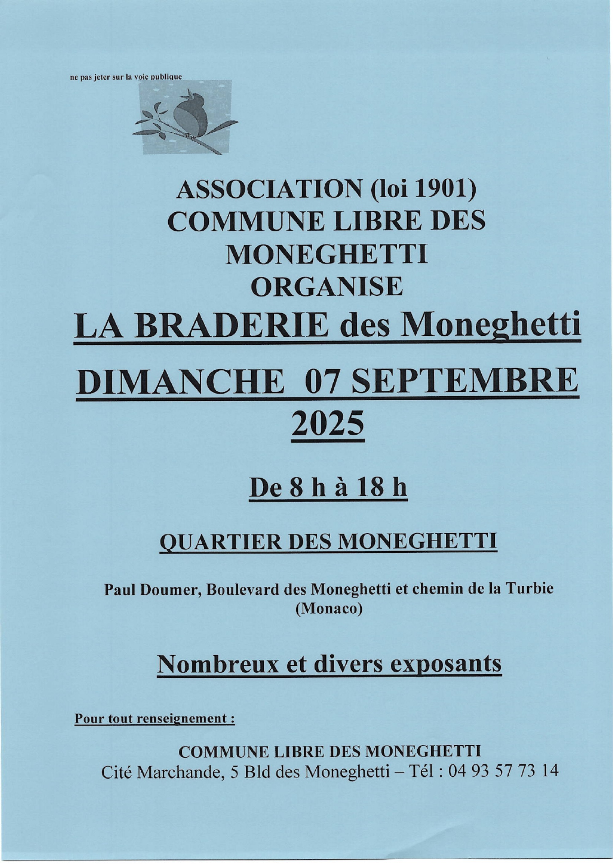 Braderie des Moneghetti