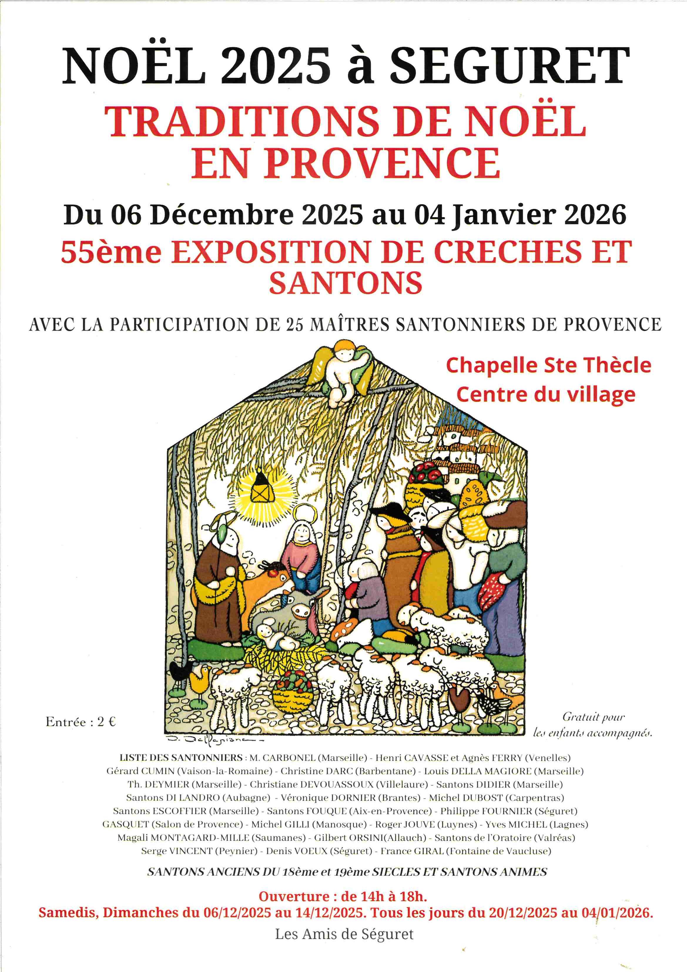 Exposition de crches et santons