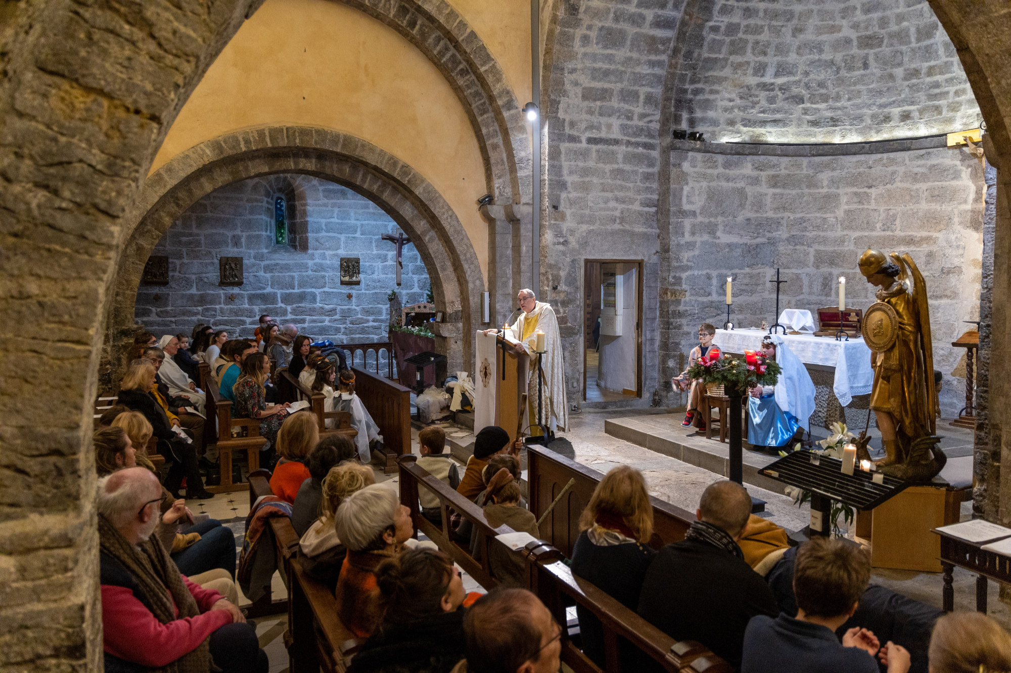 Messe de No�l � Grimaud