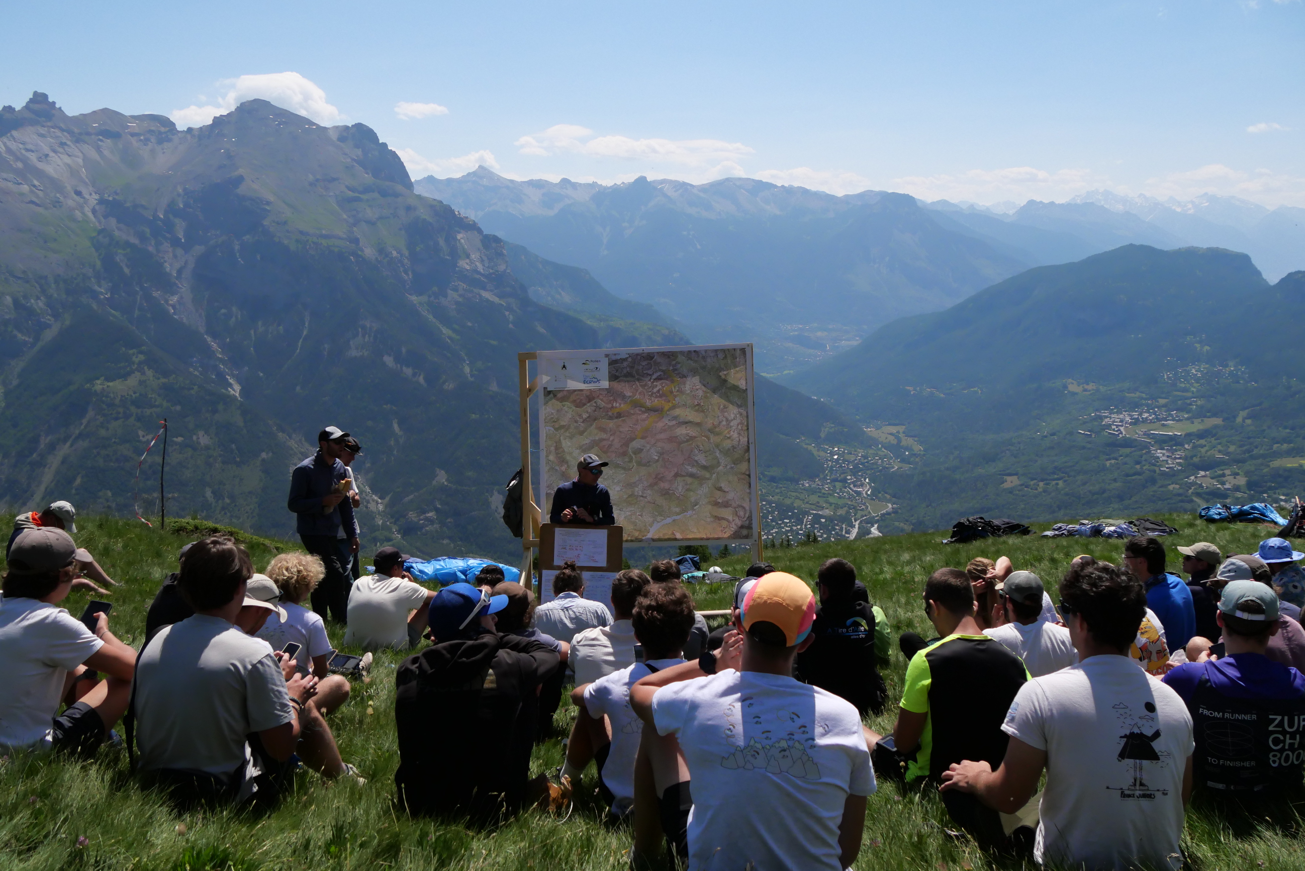 Comptition de distance en parapente, circuit sport