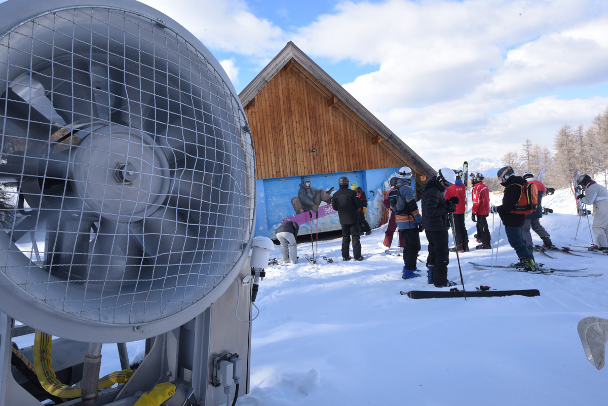 Les secrets de la neige (visite de l'usine � neige)