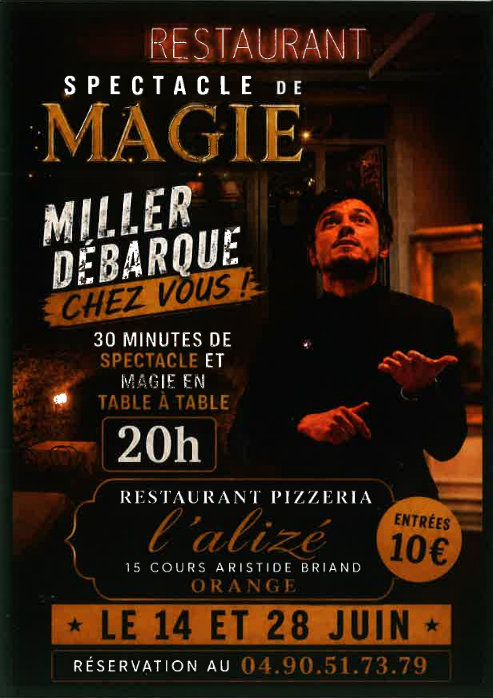 Spectacle de magie � l'Aliz�