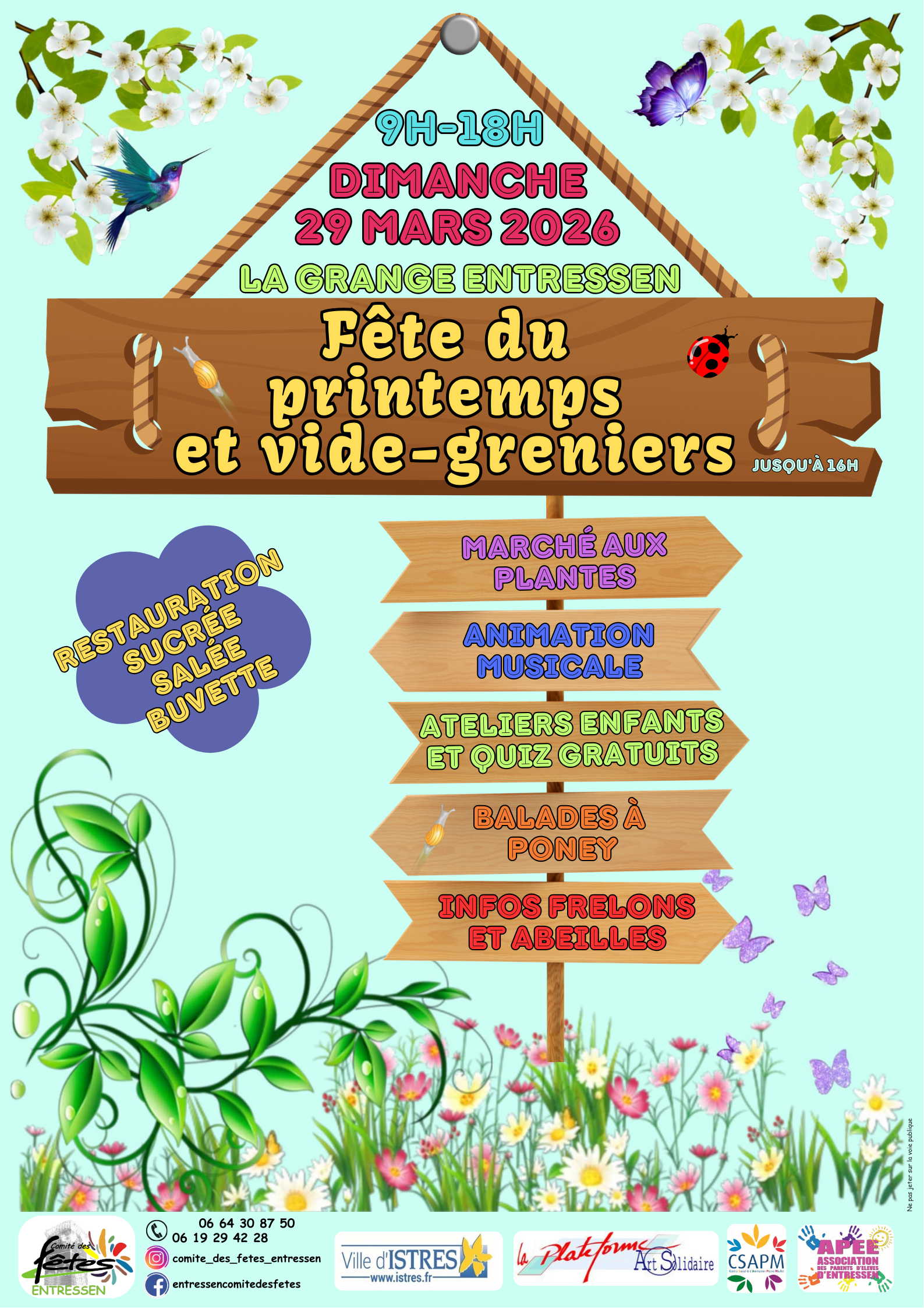 F�te du printemps et vide-greniers � Entressen