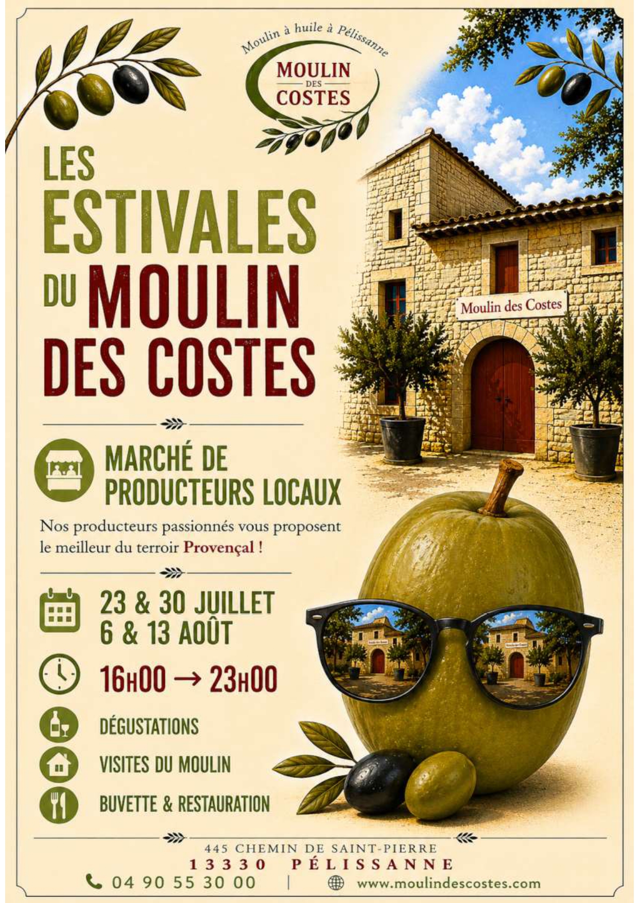 Les Estivales du Moulin � huile des Costes