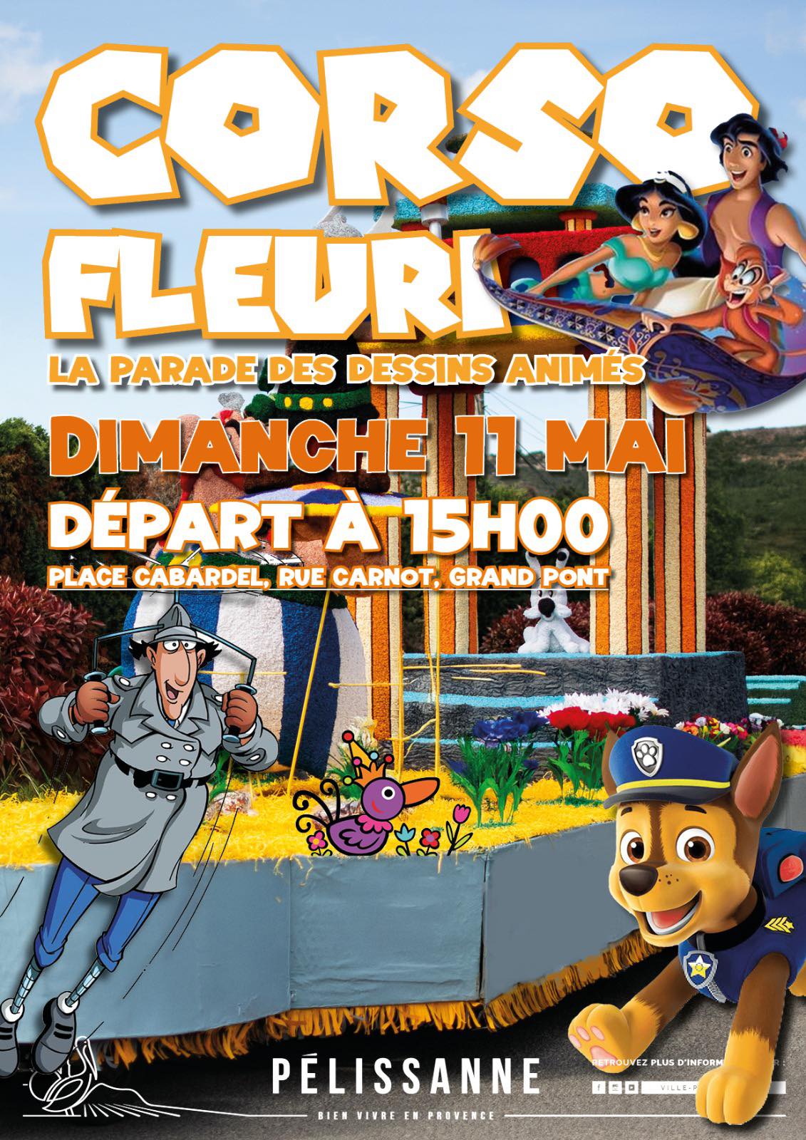 Corso Fleuri 2025 : Les dessins anims - Report