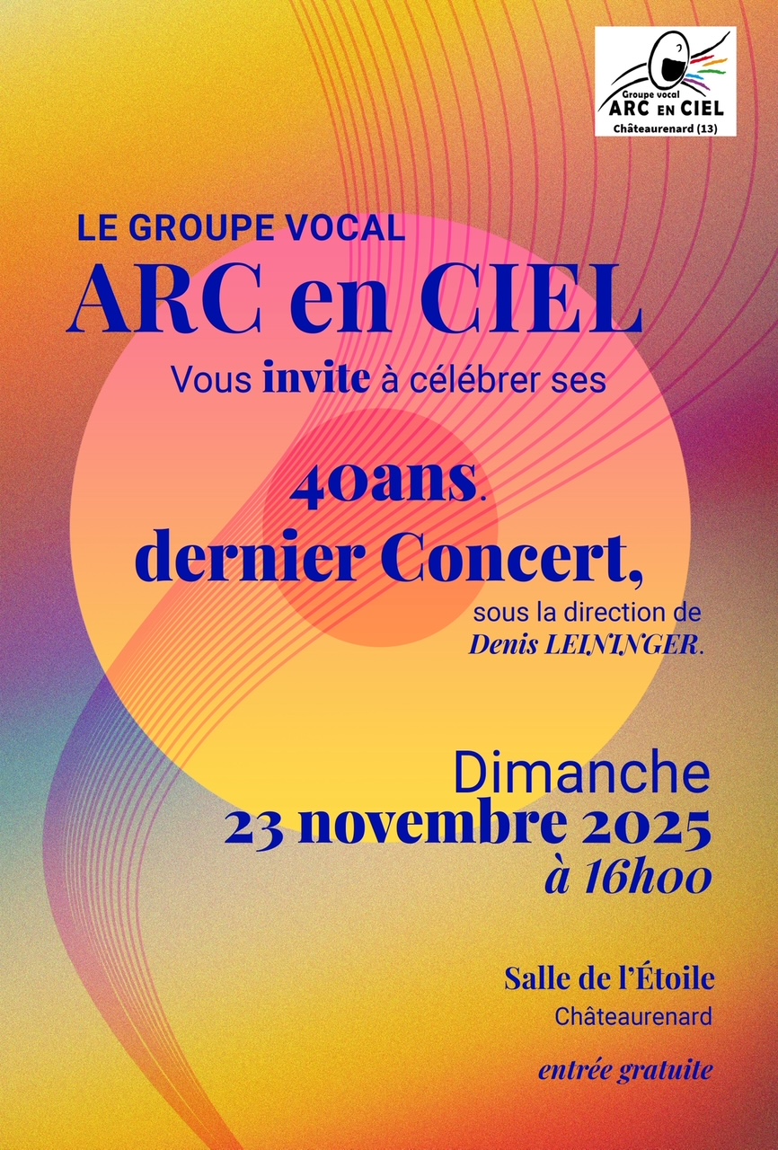 Concert Groupe Vocal Arc en Ciel