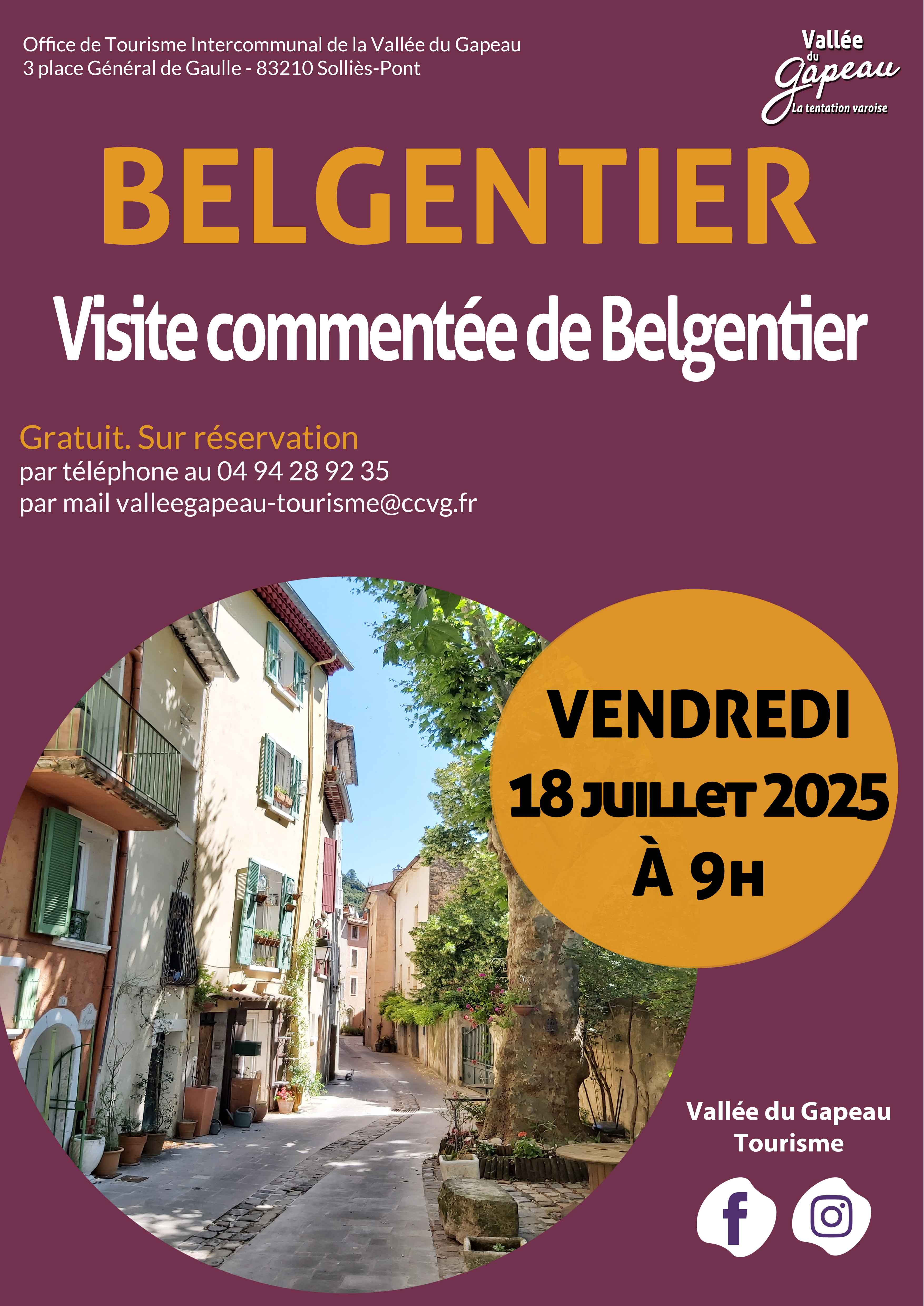 Visite commente de Belgentier