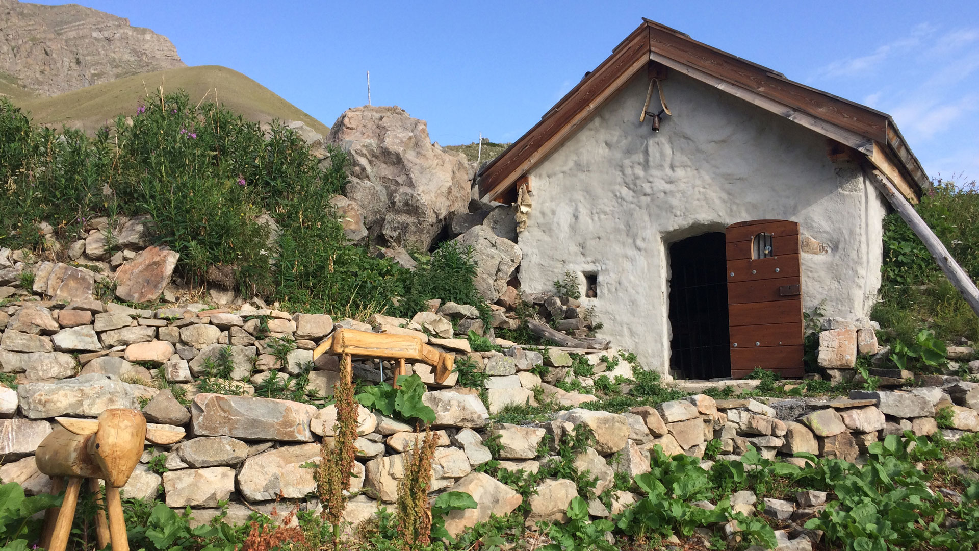 Visite de la cabane de berger de Chabrires