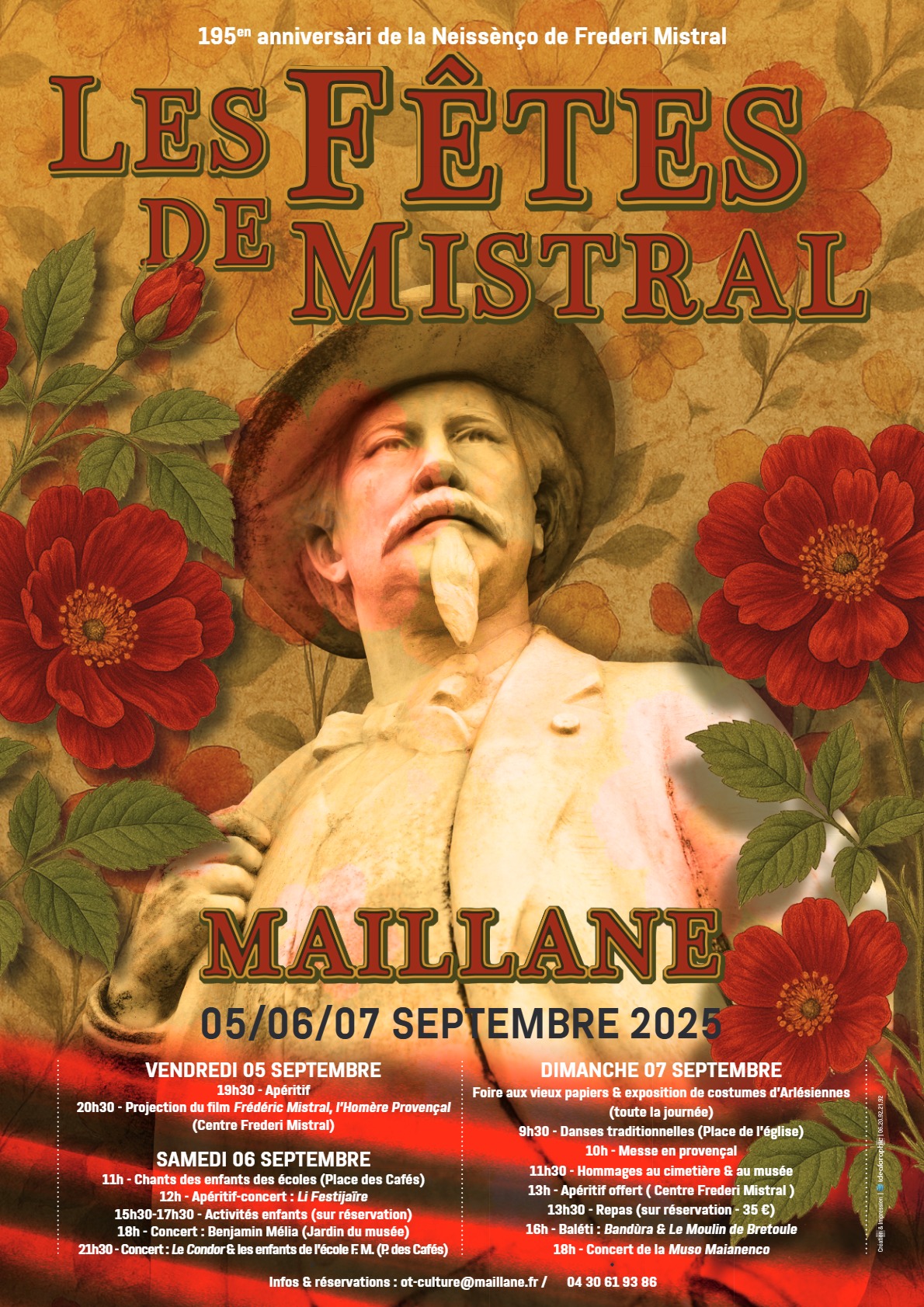 195 Anniversaire de la naissance de Frdric Mistral