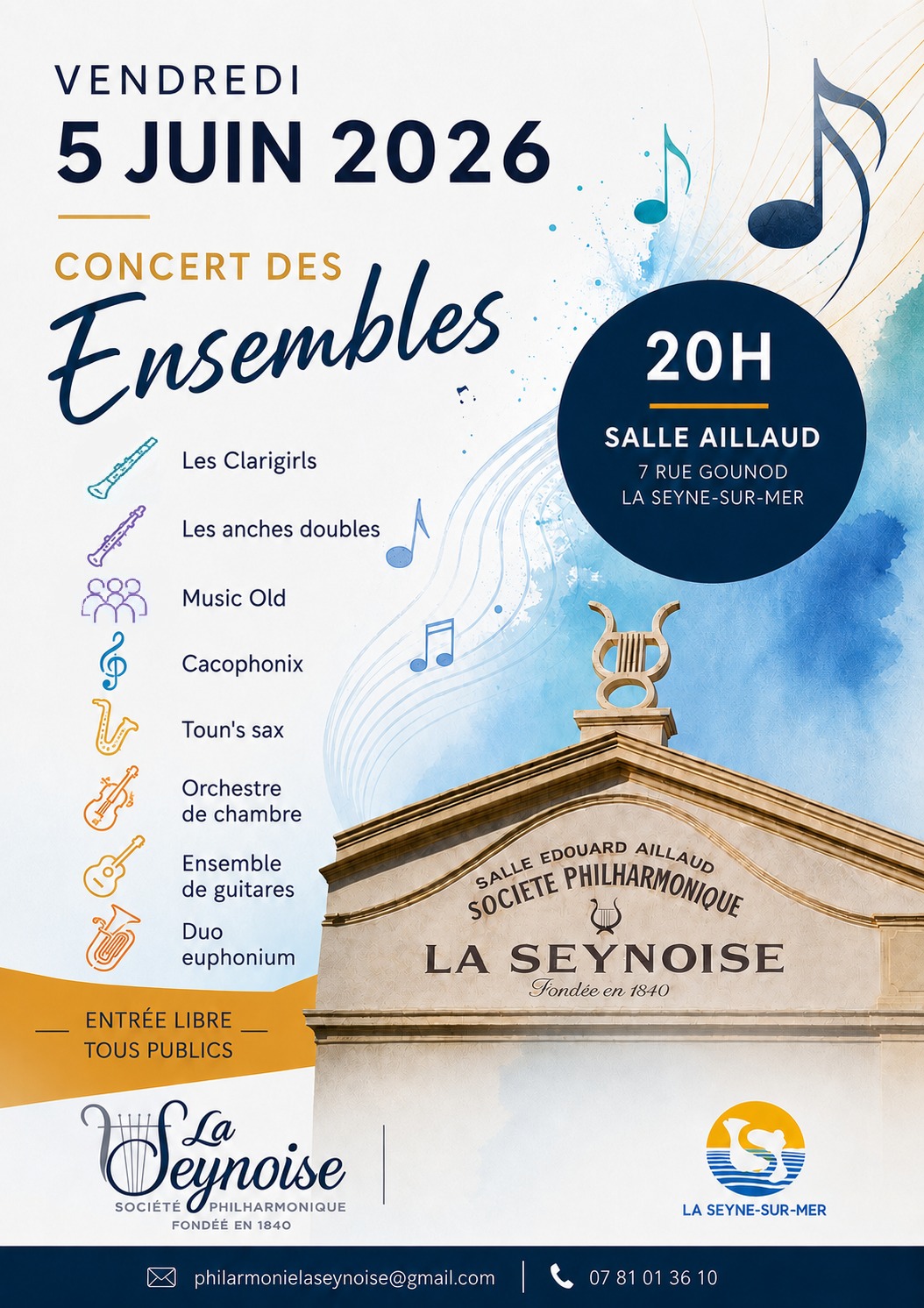 Concert des ensembles de La Seynoise