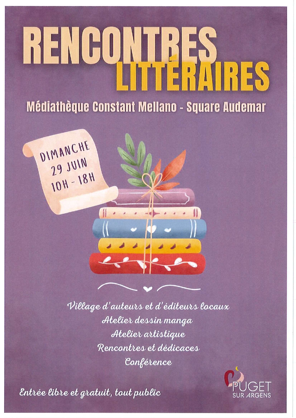 Rencontres littraires  la Mdiathque
