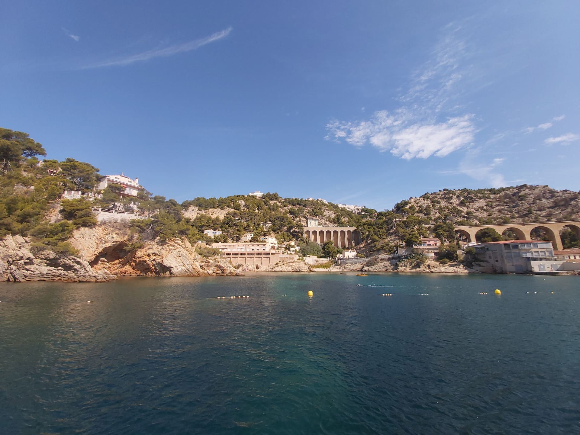 La C�te Bleue en bateau