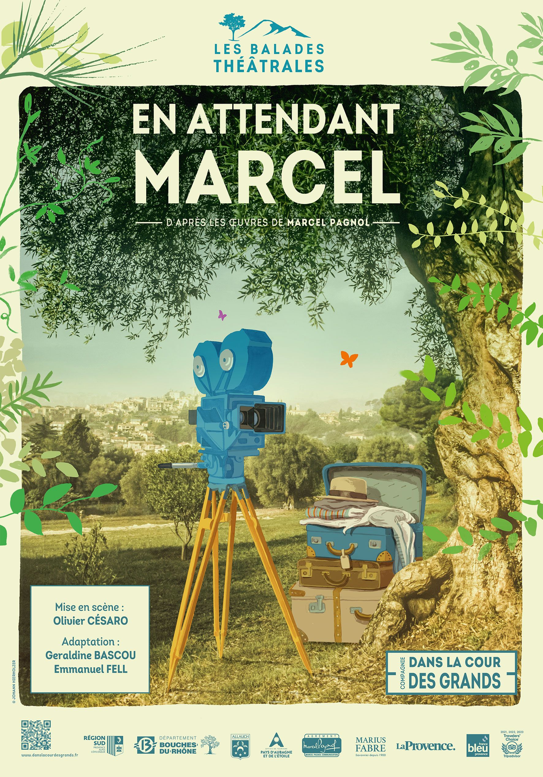 Balade th��trale nocturne - En attendant Marcel