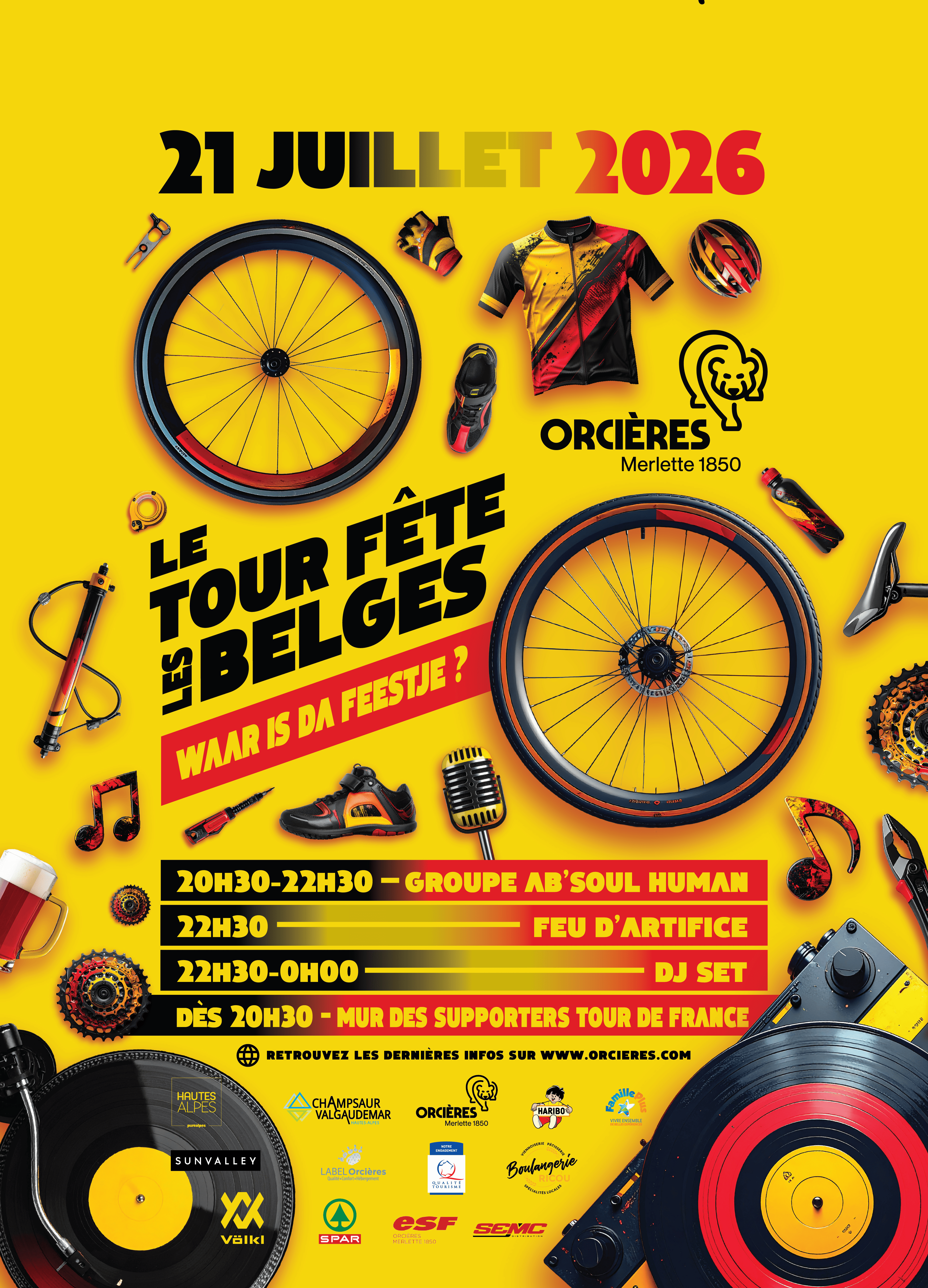 Le Tour f�te les Belges !