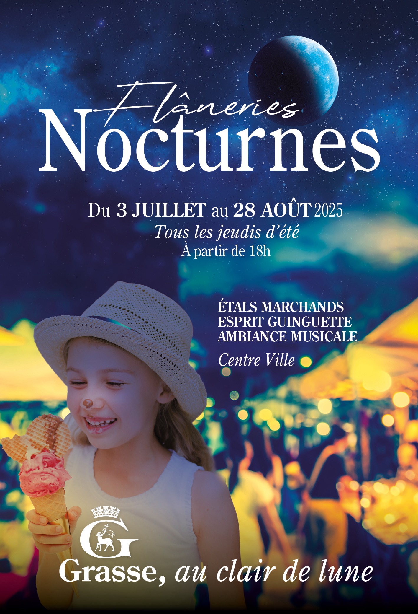 Flneries nocturnes  Grasse