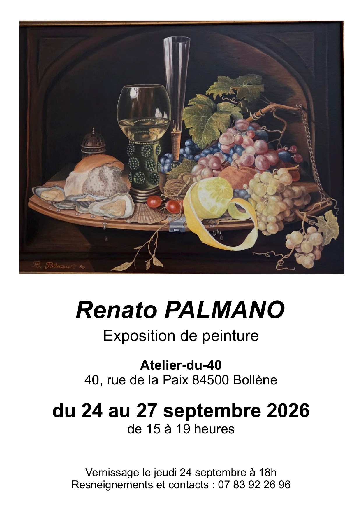 Exposition R�nato Palmano (peinture) - Boll�ne