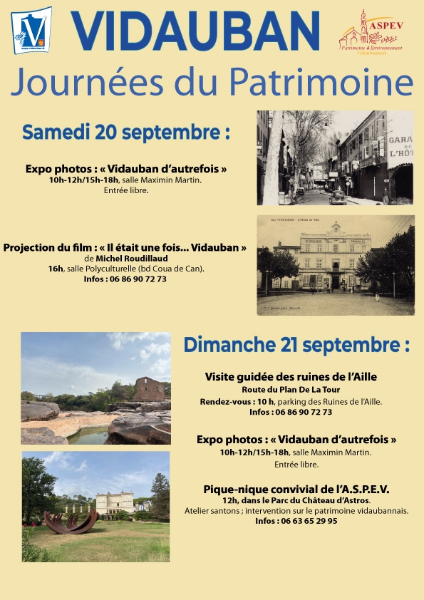 Journes Europennes du Patrimoine - Visites Histoire Expo...
