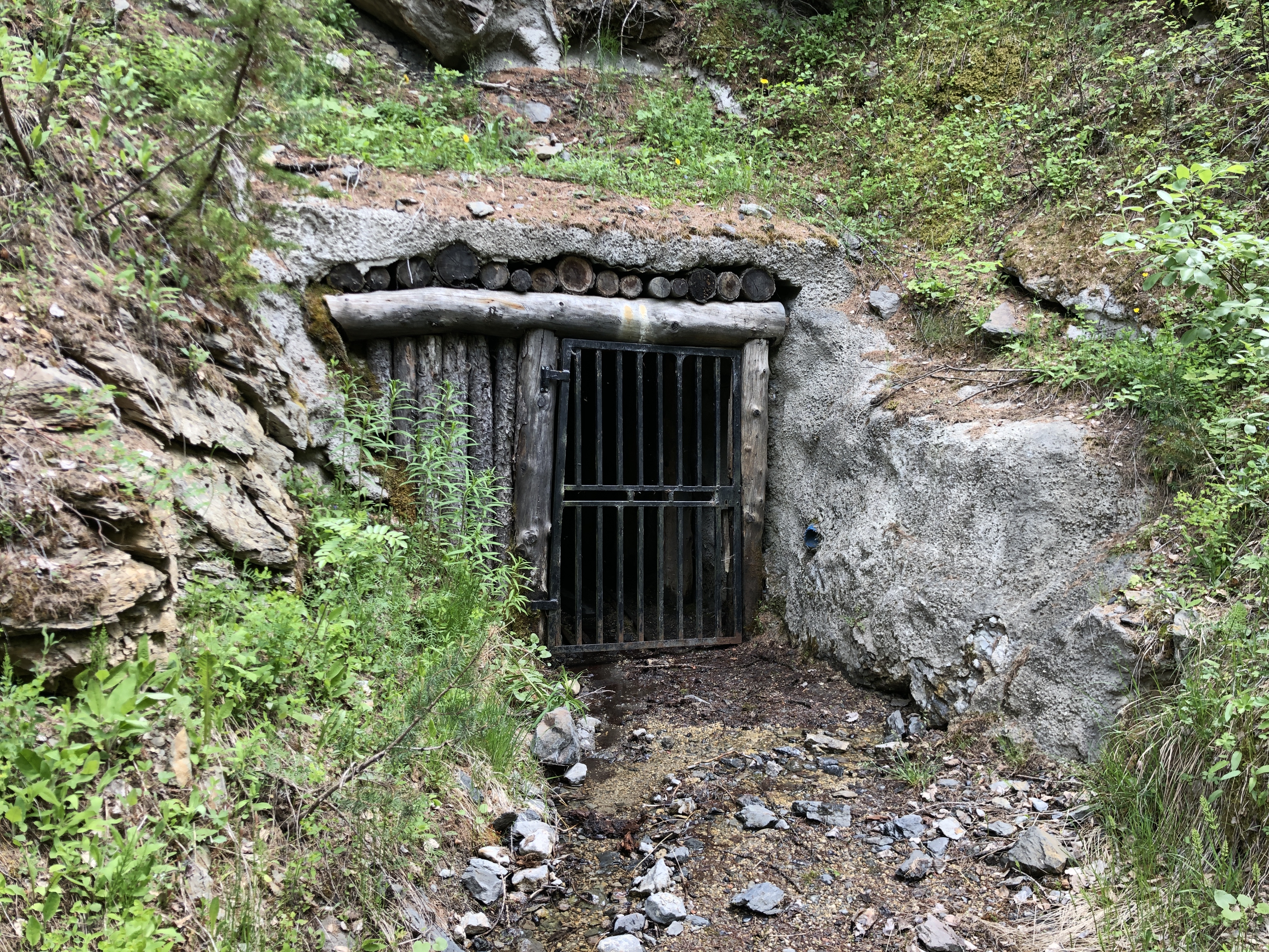 Visite de la mine de la Cabane