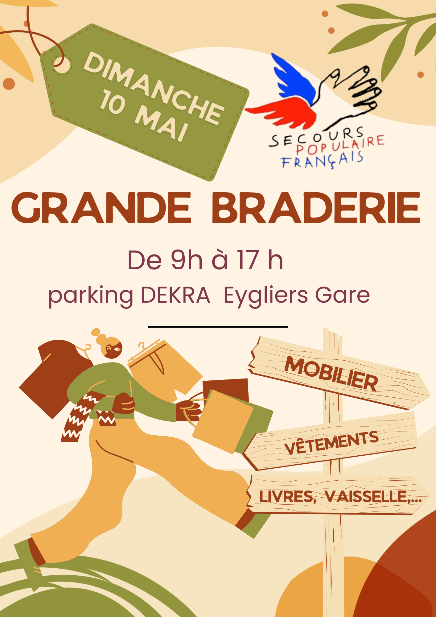 Grande braderie du Secours Populaire