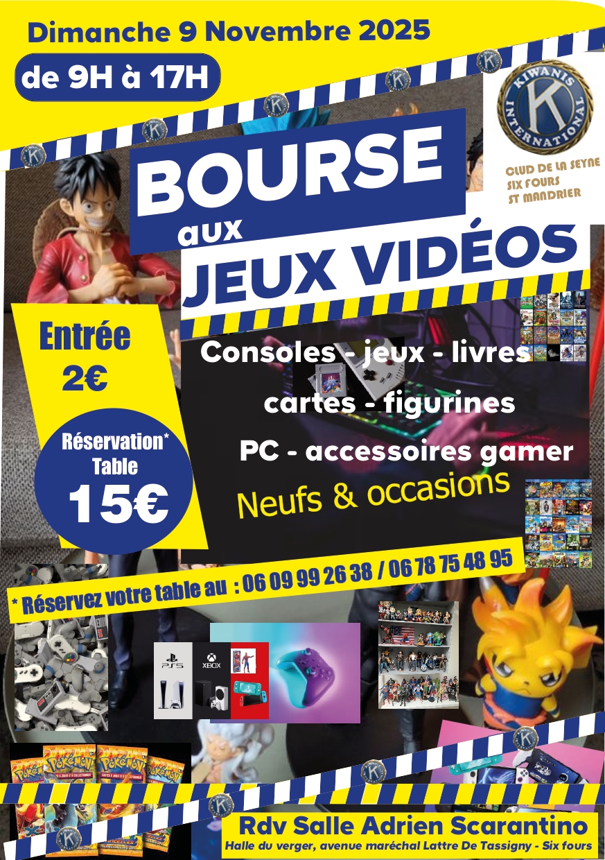 Bourse aux jeux vidos